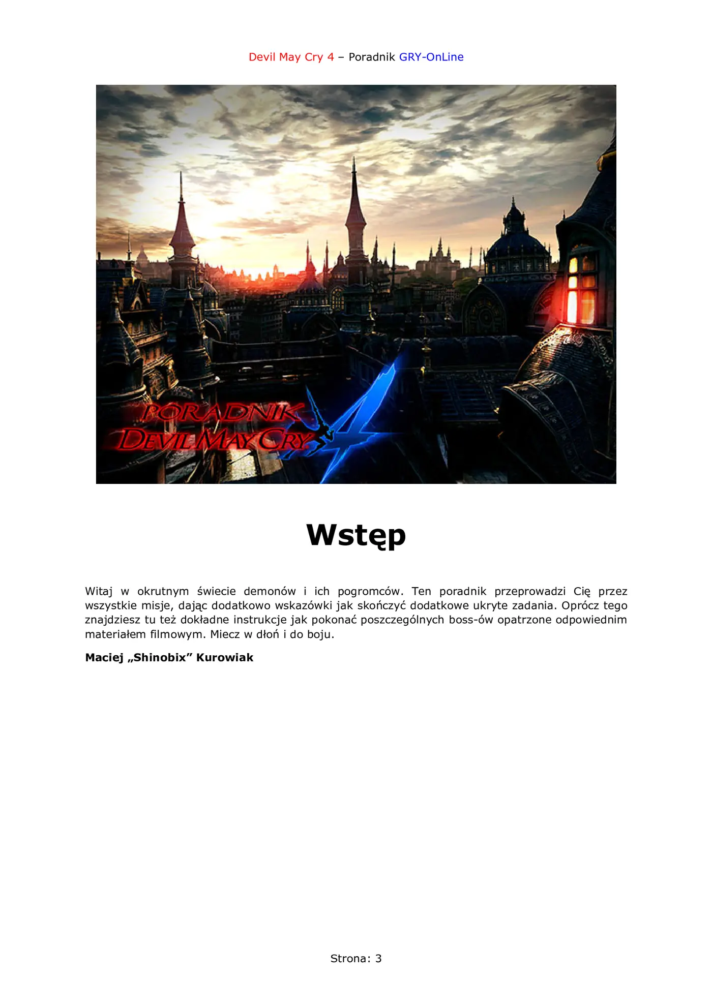 Fragment „Devil May Cry 4 - Xbox 360 - poradnik do gry” — strona 4 z 8