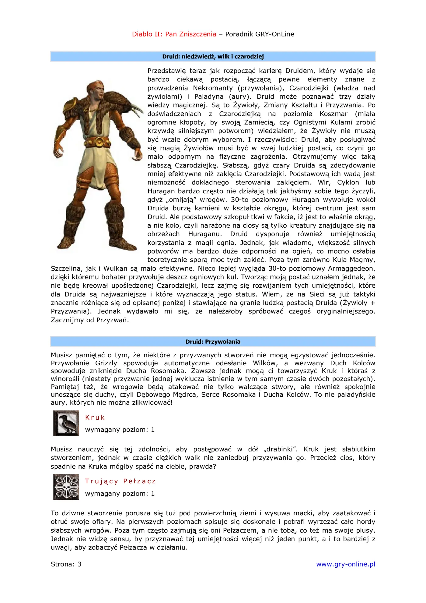 Fragment „Diablo II: Pan Zniszczenia - poradnik do gry” — strona 4 z 8