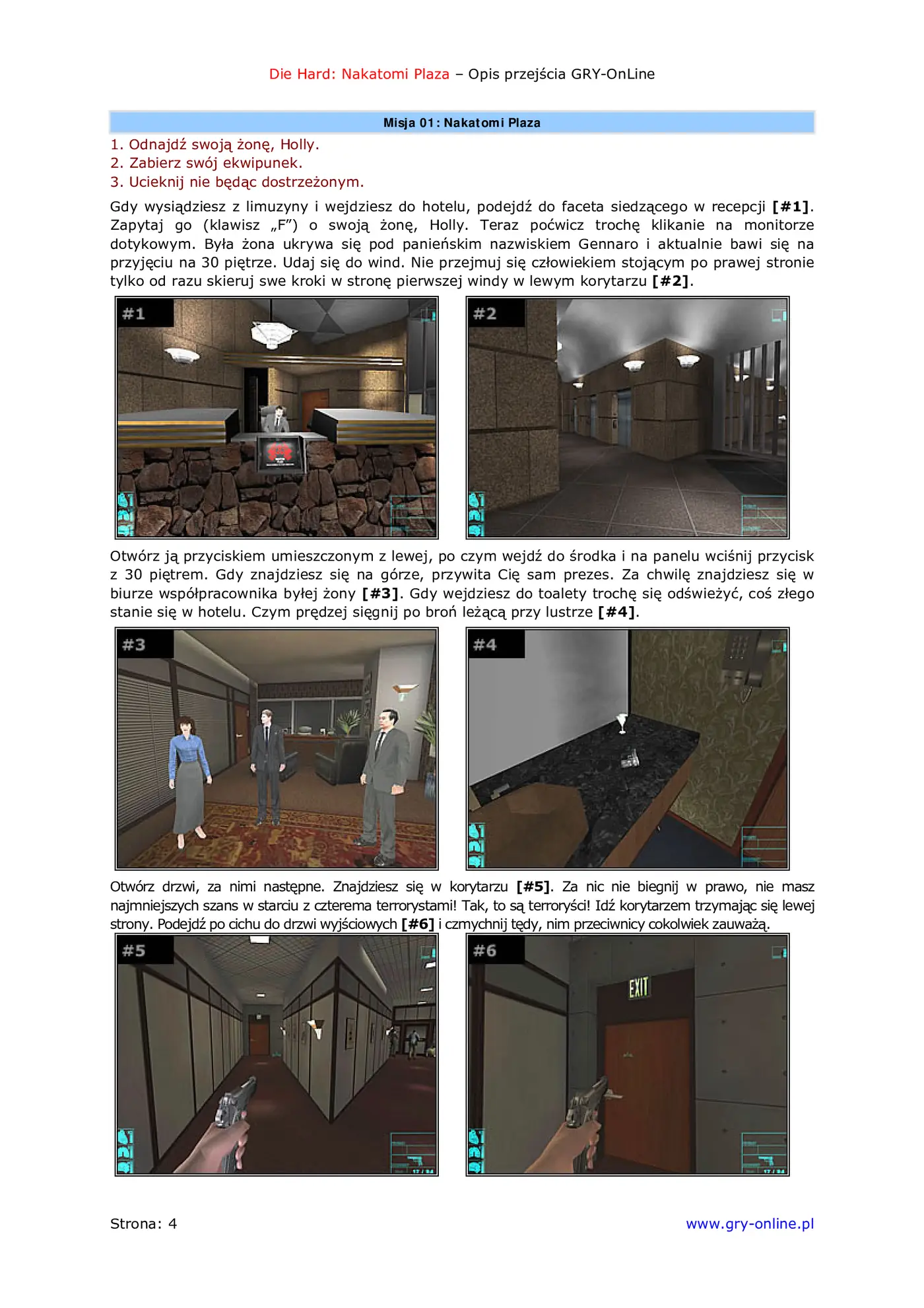 Fragment „Die Hard: Nakatomi Plaza - poradnik do gry” — strona 5 z 8