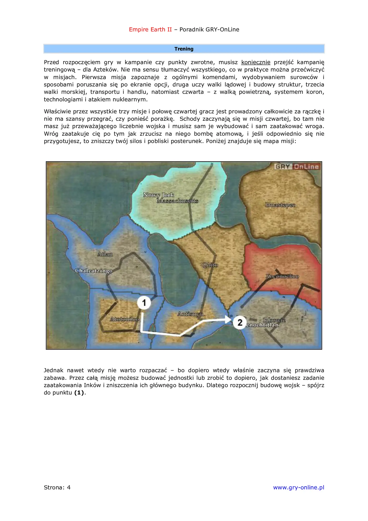 Fragment „Empire Earth II - poradnik do gry” — strona 5 z 8