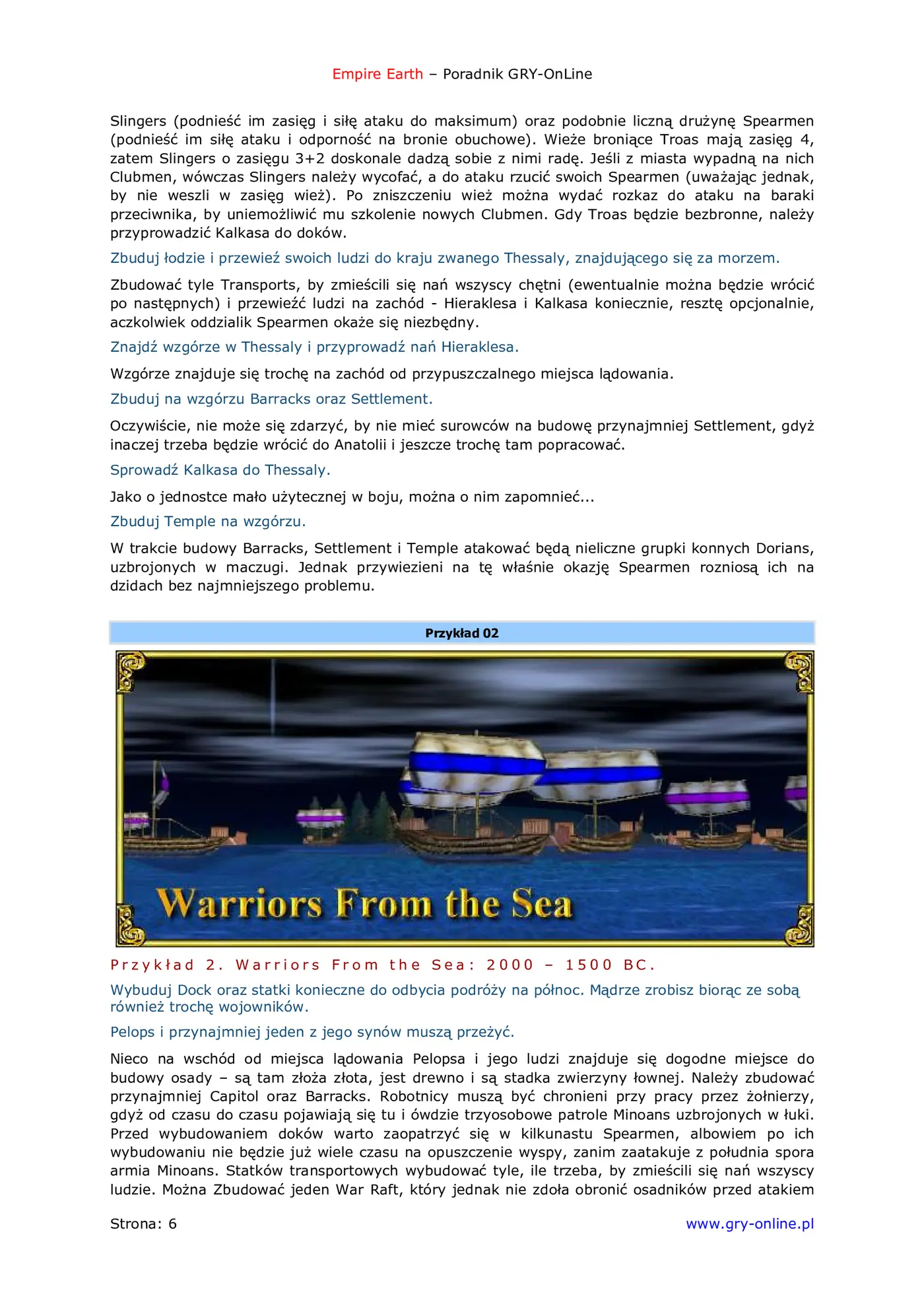 Fragment „Empire Earth - poradnik do gry” — strona 7 z 8