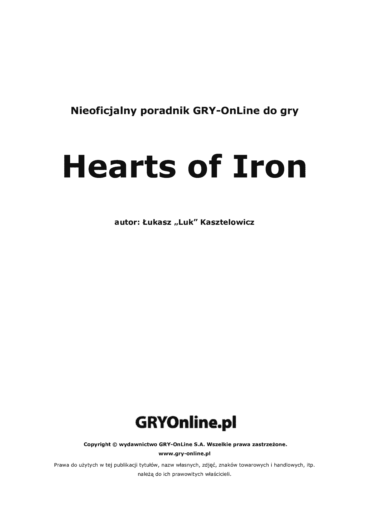 Fragment „Europa Universalis: II Wojna Światowa - poradnik do gry” — strona 2 z 8