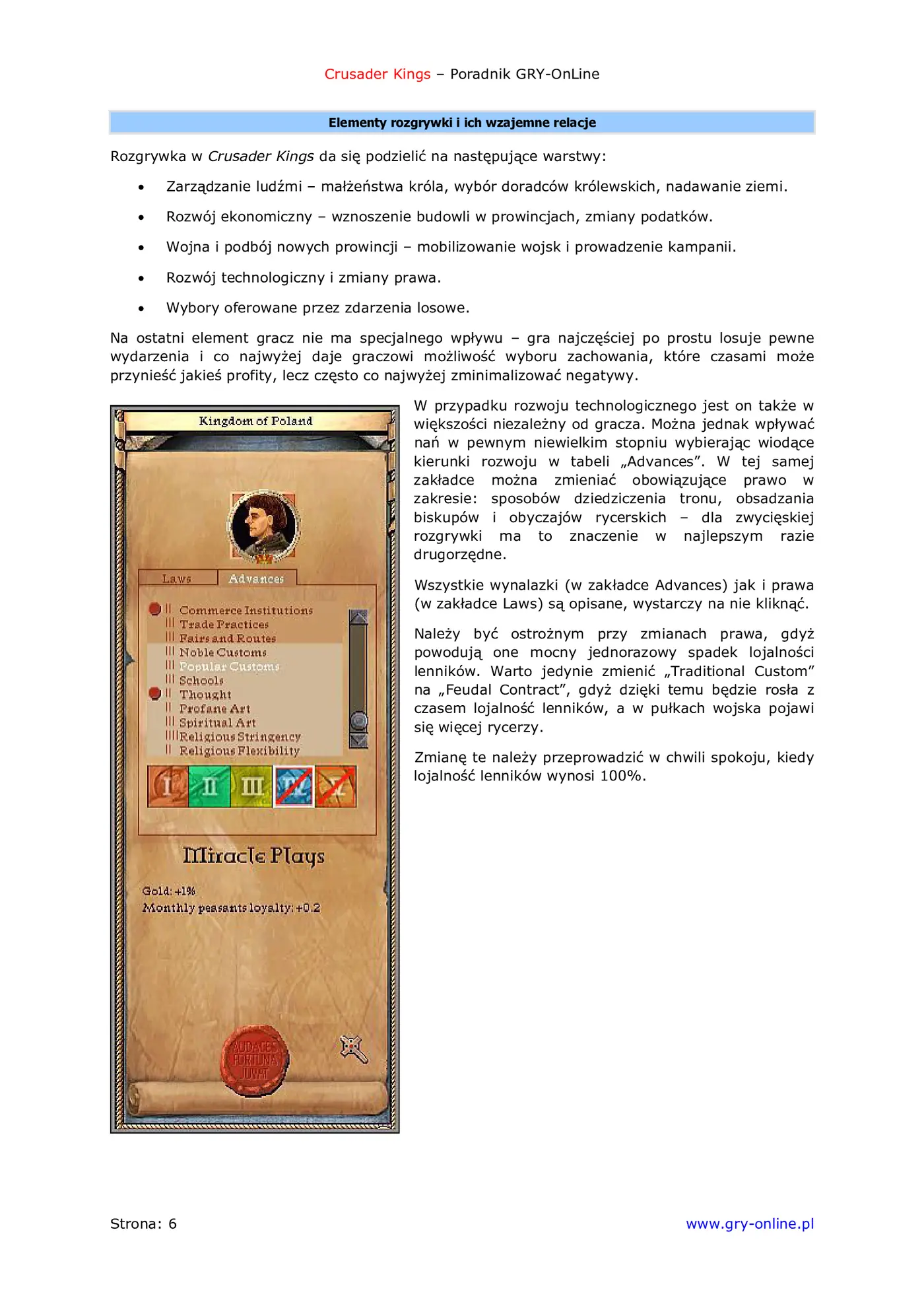 Fragment „Europa Universalis: Mroczne Wieki - poradnik do gry” — strona 7 z 8
