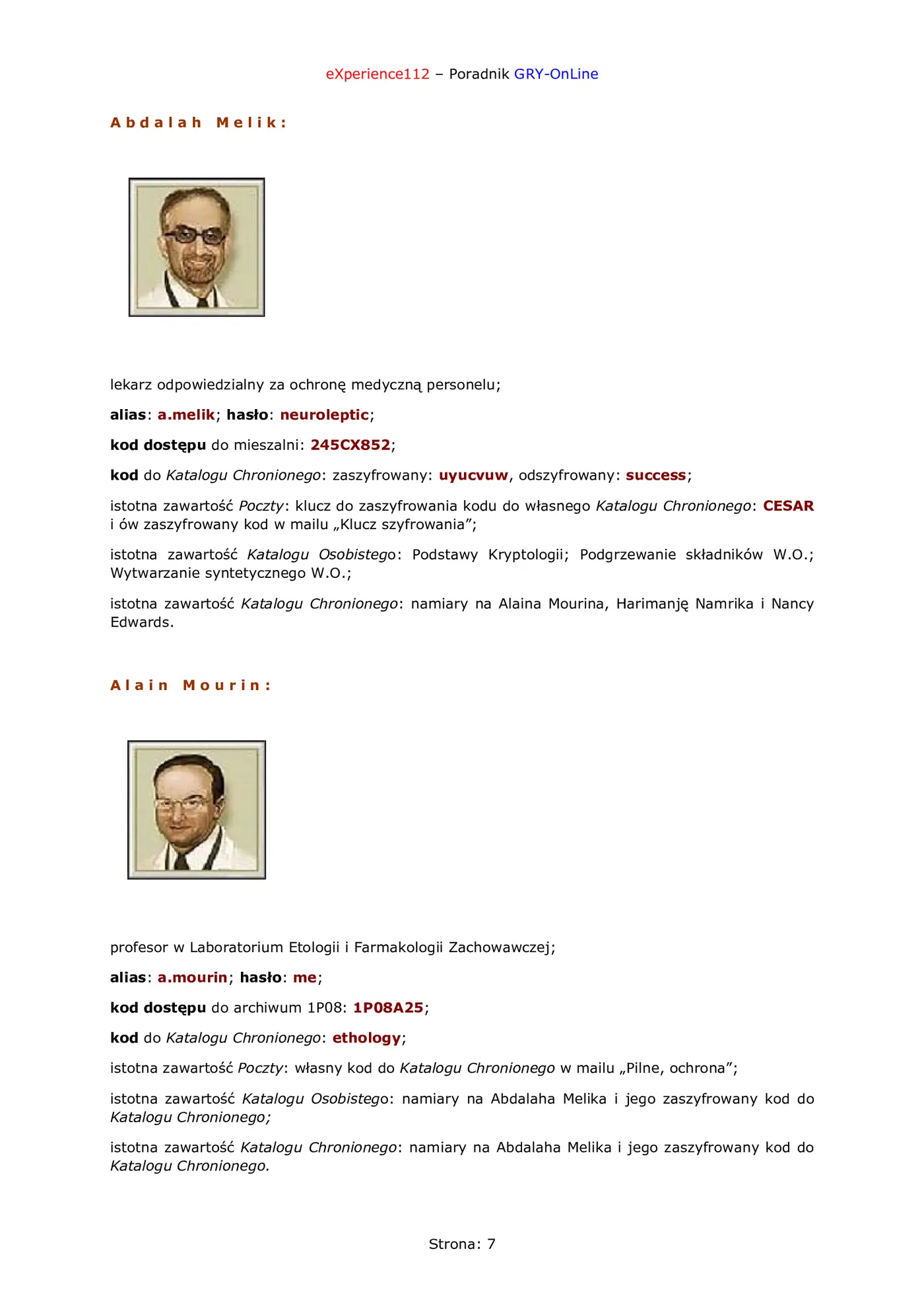 Fragment „eXperience112 - poradnik do gry” — strona 8 z 8