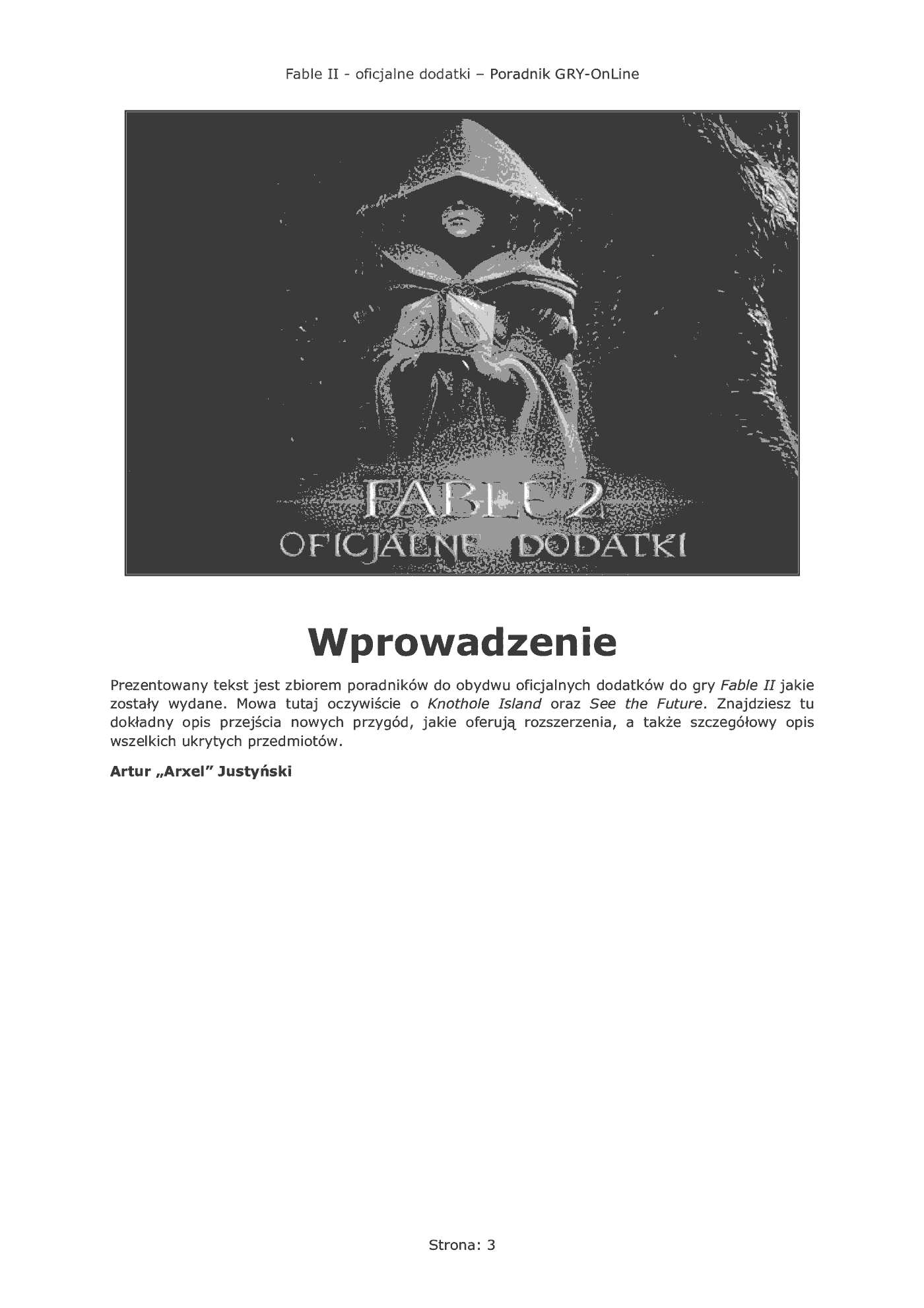 Fragment „Fable II - oficjalne dodatki - poradnik do gry” — strona 4 z 8
