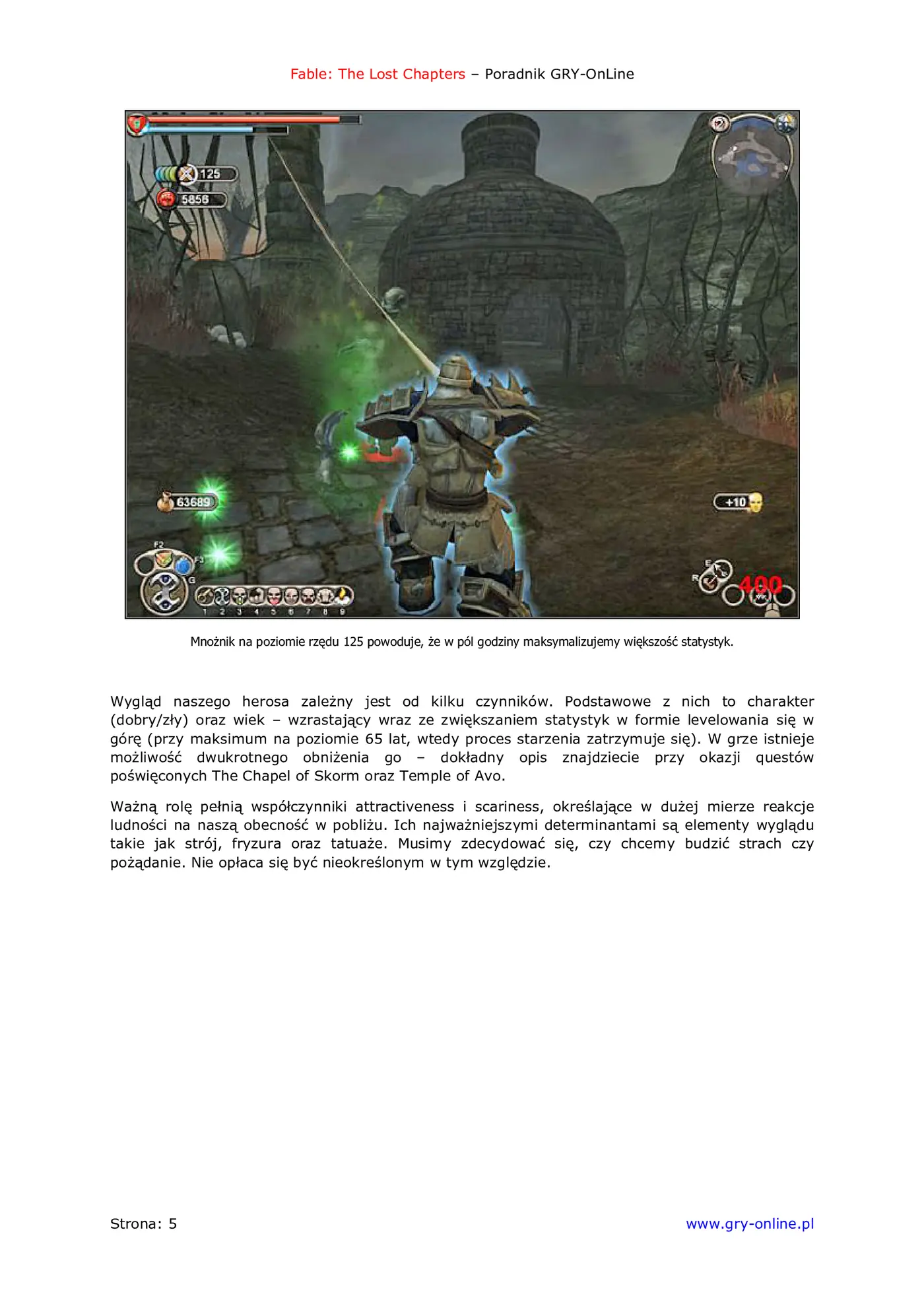 Fragment „Fable: Zapomniane Opowieści - poradnik do gry” — strona 6 z 8