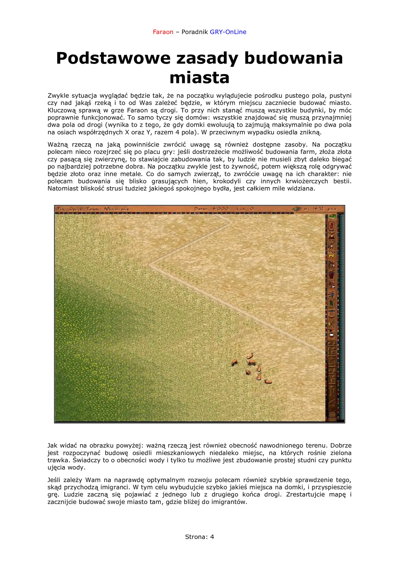 Fragment „Faraon - poradnik do gry” — strona 5 z 8