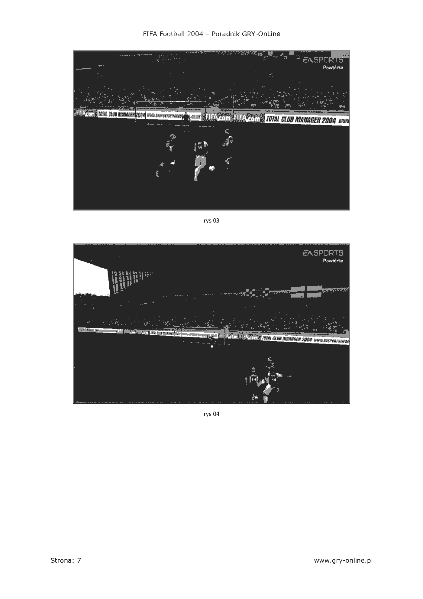 Fragment „FIFA Football 2004 - poradnik do gry” — strona 8 z 8