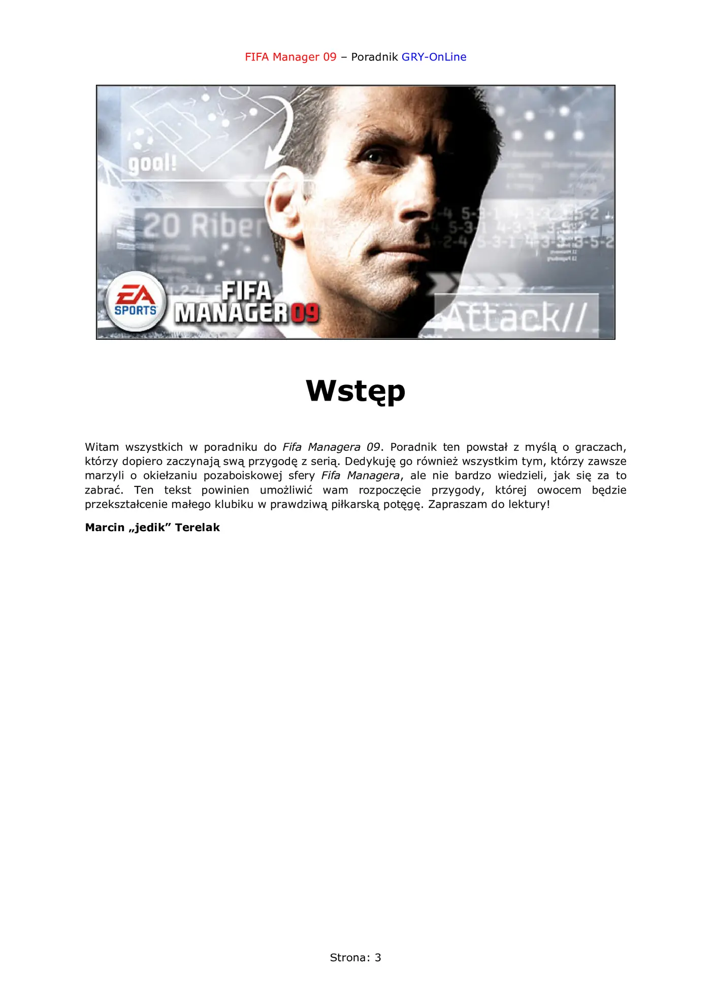 Fragment „FIFA Manager 09 - poradnik do gry” — strona 4 z 8