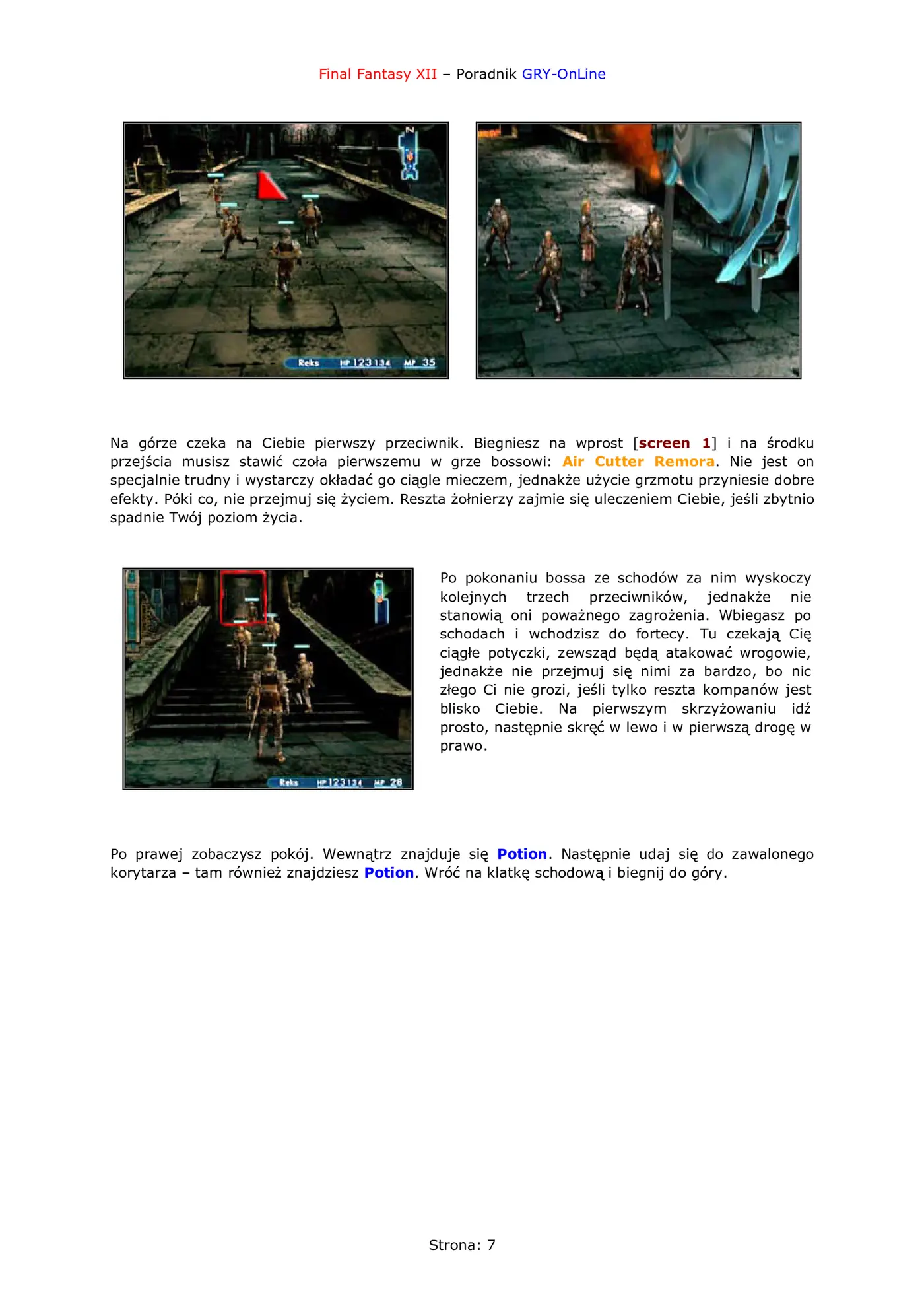 Fragment „Final Fantasy XII - poradnik do gry” — strona 8 z 8