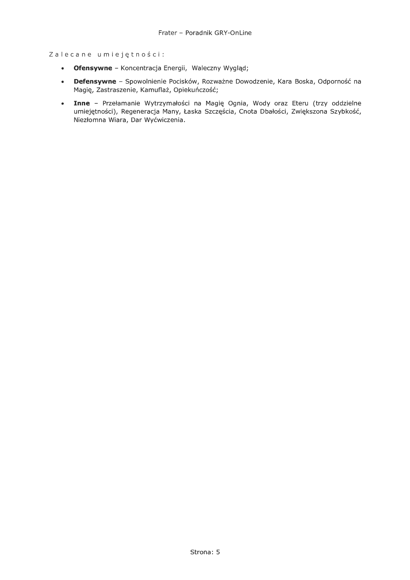 Fragment „Frater - poradnik do gry” — strona 6 z 8