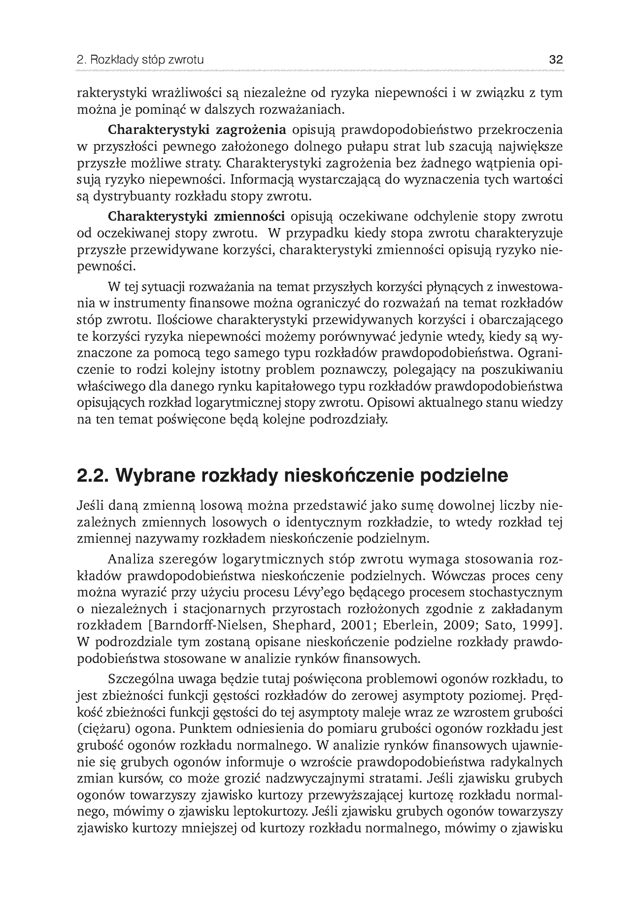 Fragment „Rozkłady stóp zwrotu z instrumentów polskiego rynku kapitałowego” — strona 10 z 14