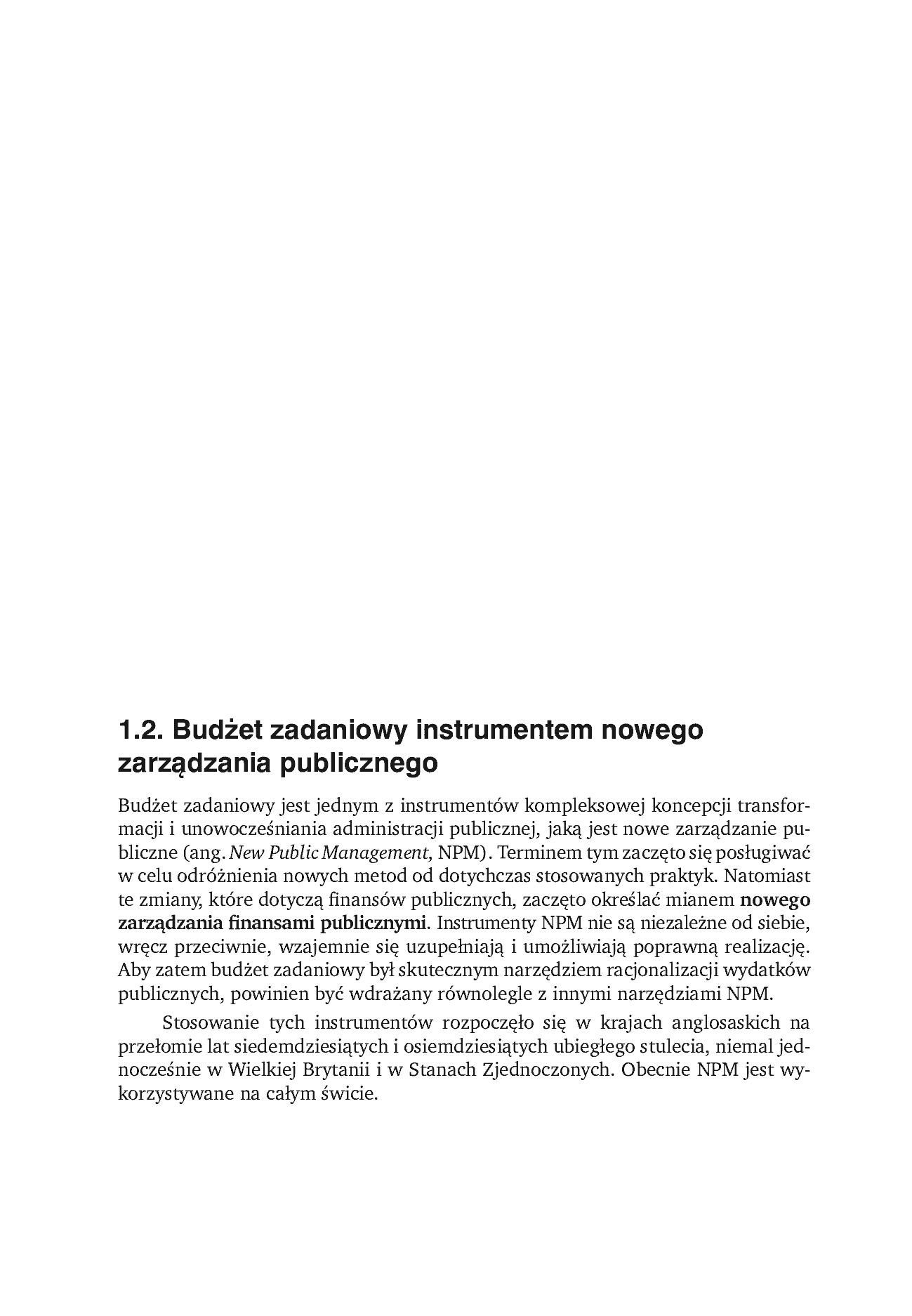 Fragment „Konstrukcja prawna, wdrażanie i realizacja budżetu zadaniowego we Francji i Polsce” — strona 6 z 23