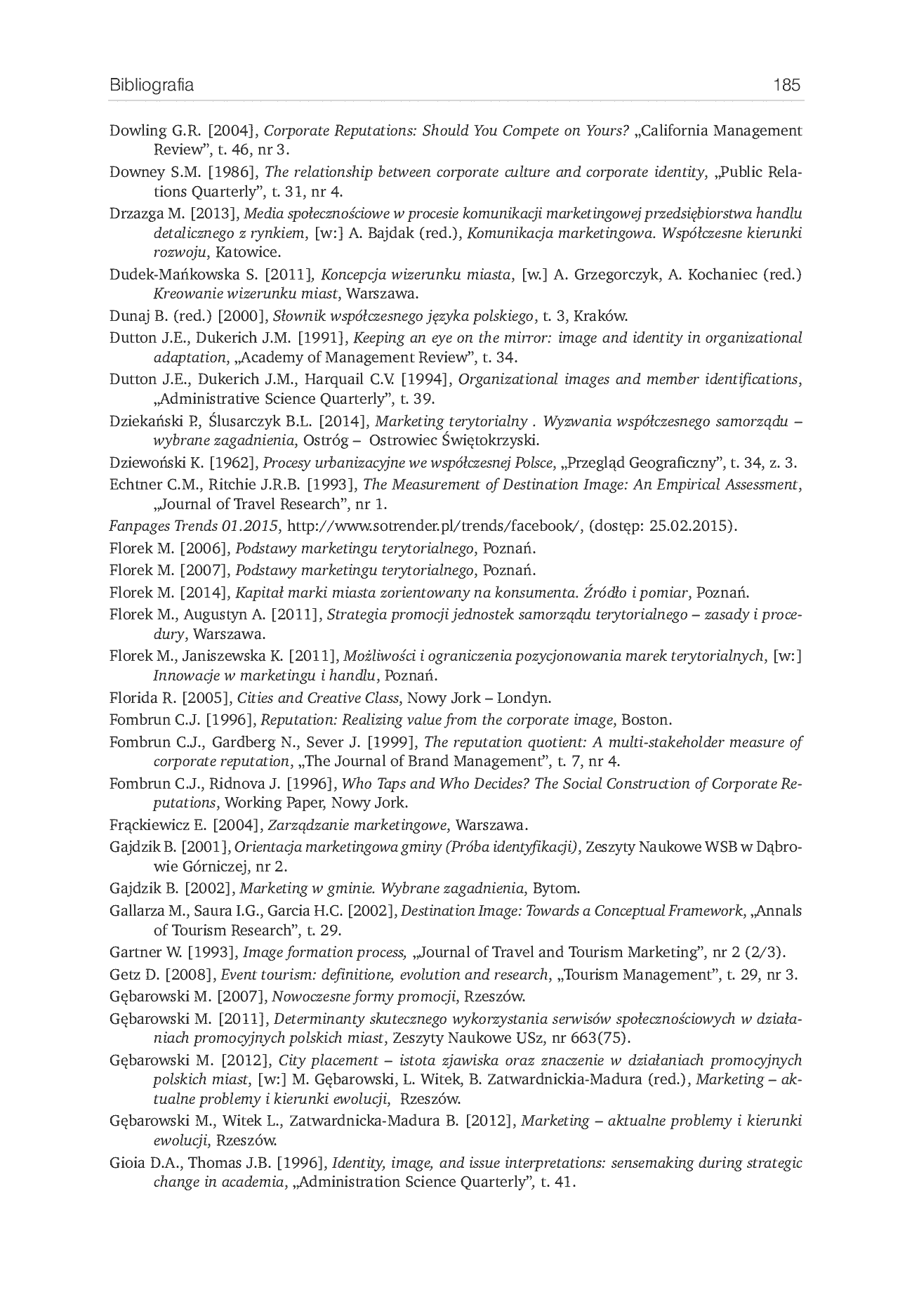 Fragment „Marketing terytorialny. Nowe obszary i narzędzia” — strona 22 z 30