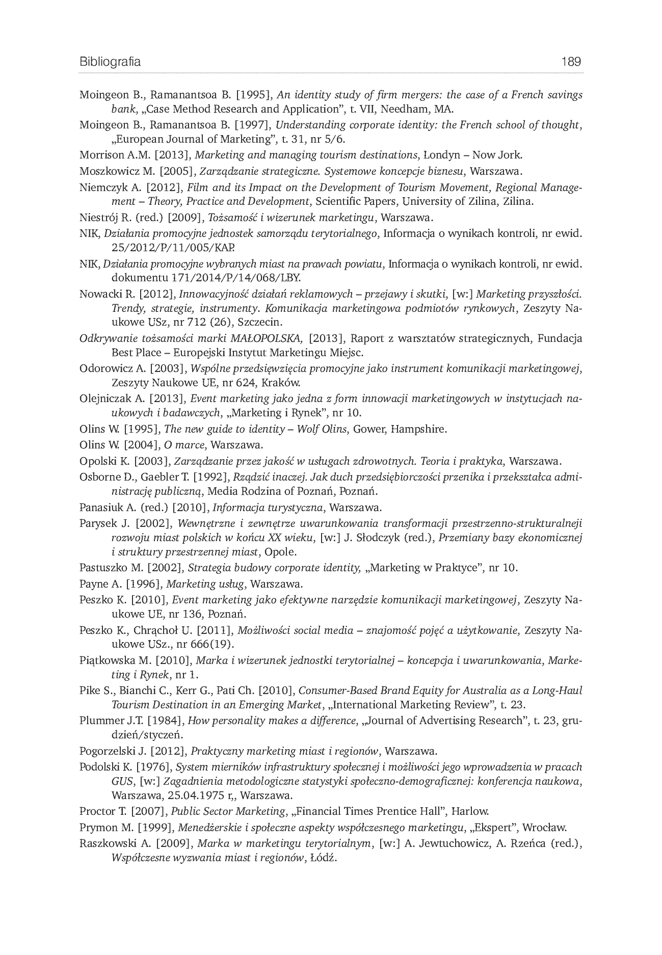 Fragment „Marketing terytorialny. Nowe obszary i narzędzia” — strona 26 z 30