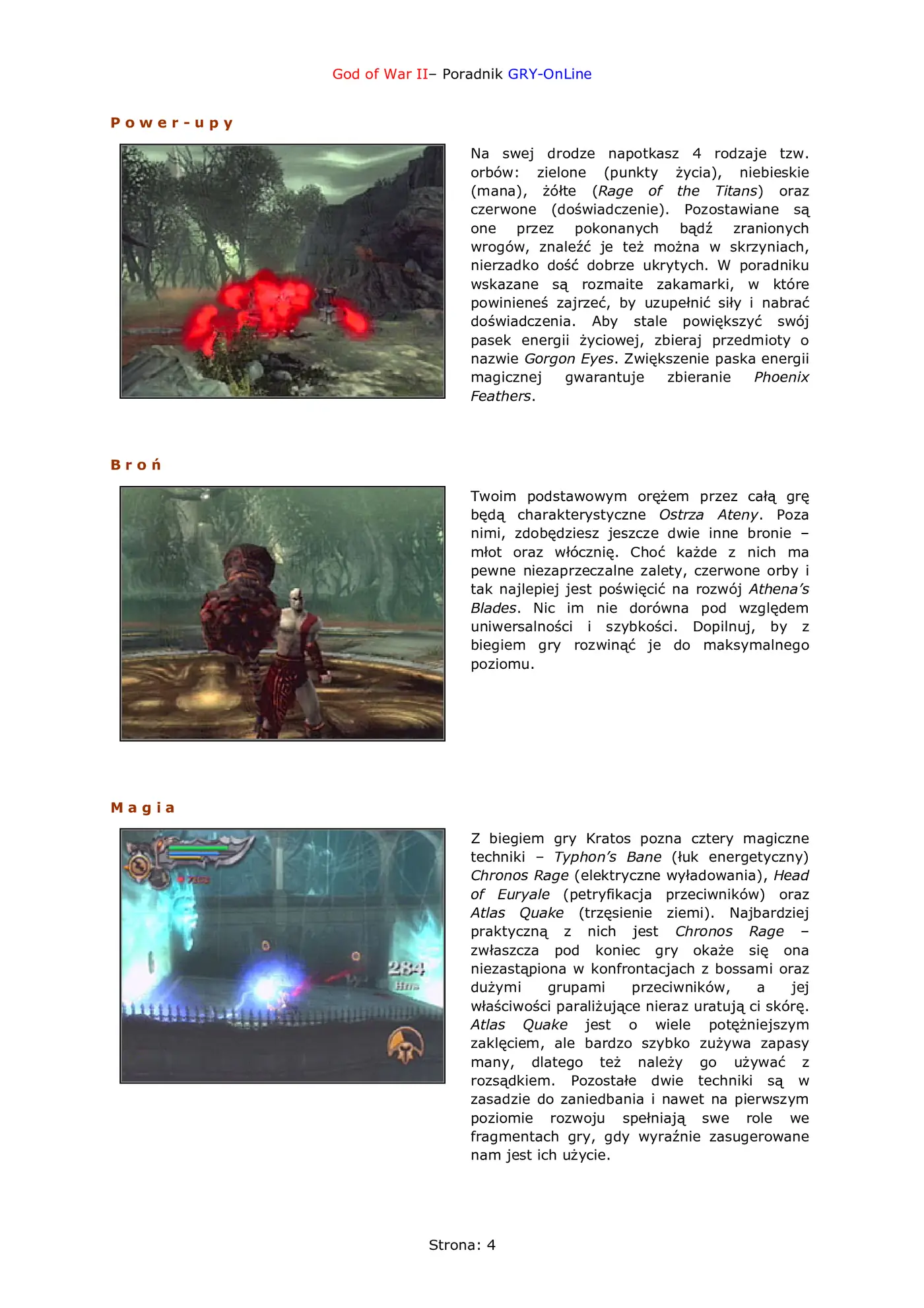Fragment „God of War II - poradnik do gry” — strona 5 z 8