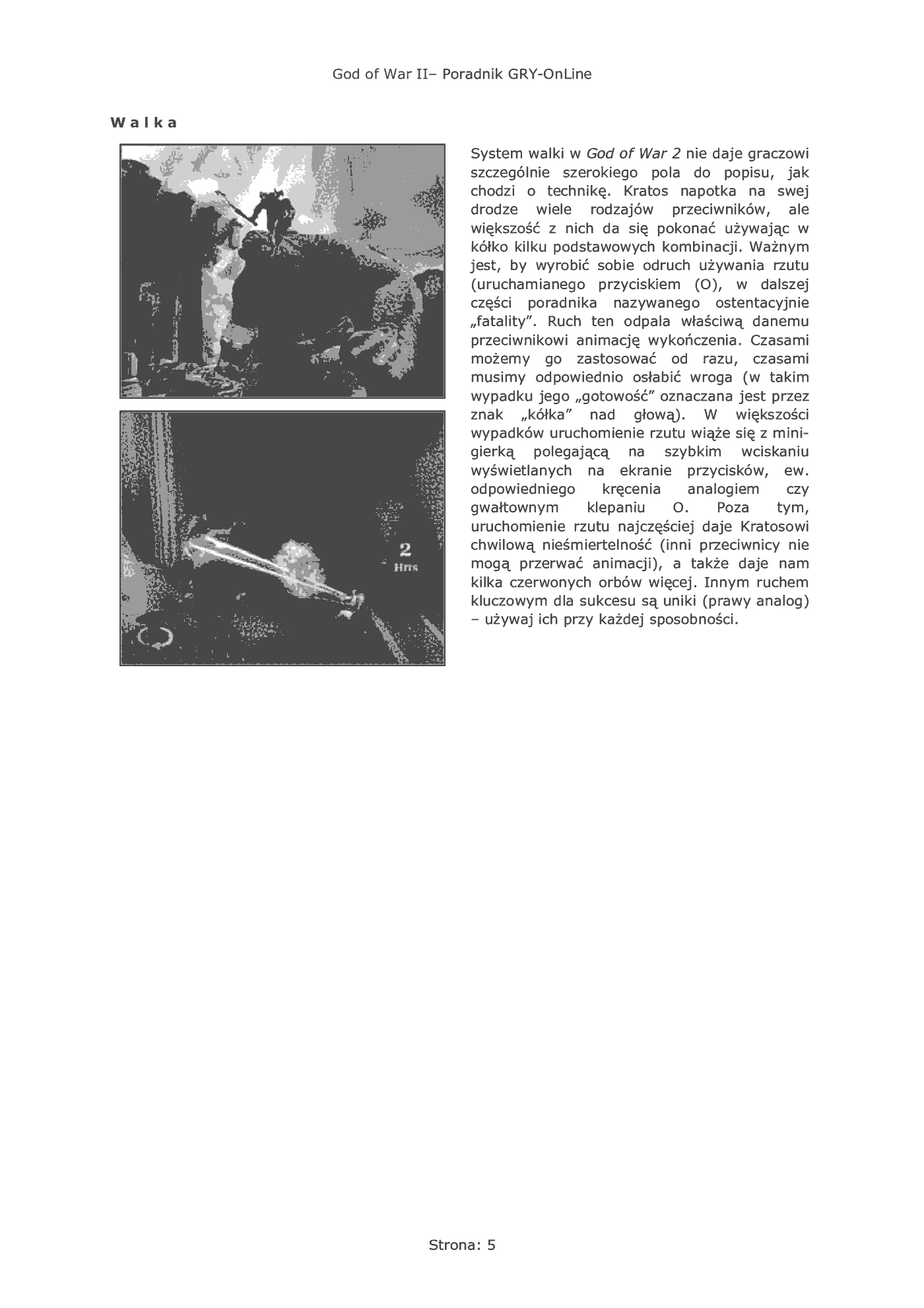 Fragment „God of War II - poradnik do gry” — strona 6 z 8