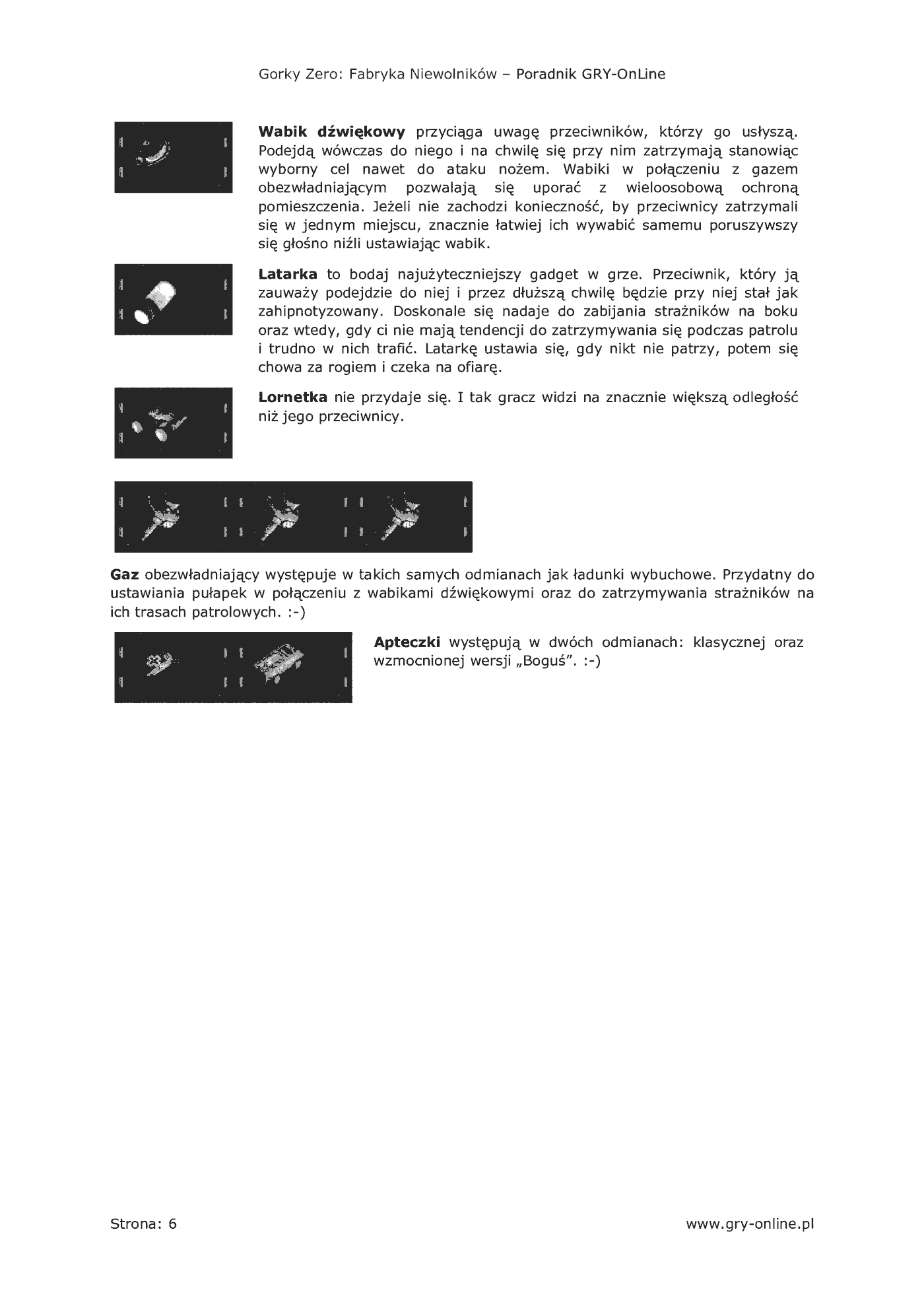 Fragment „Gorky Zero: Fabryka Niewolników - poradnik do gry” — strona 7 z 8