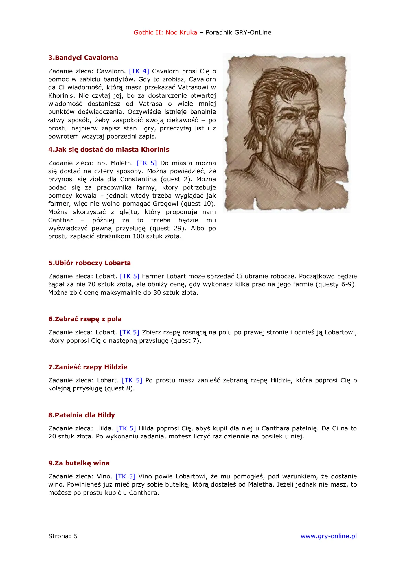 Fragment „Gothic II: Noc Kruka - poradnik do gry” — strona 6 z 8
