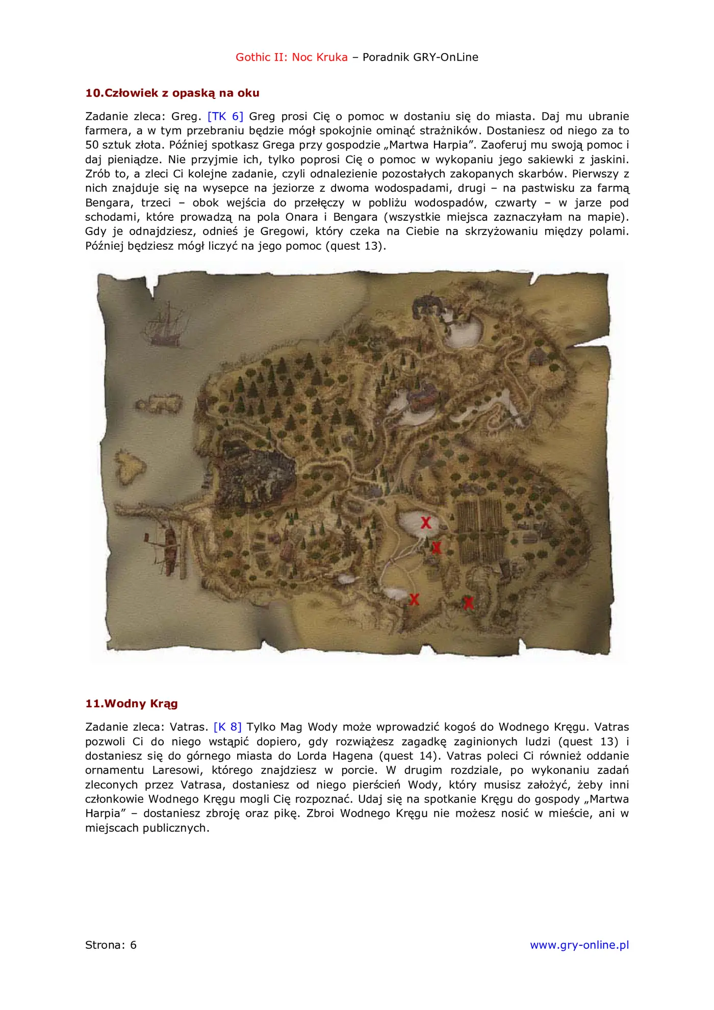 Fragment „Gothic II: Noc Kruka - poradnik do gry” — strona 7 z 8