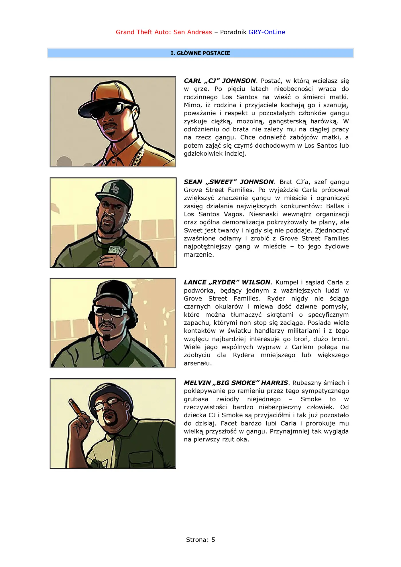 Fragment „Grand Theft Auto: San Andreas - poradnik do gry” — strona 6 z 8