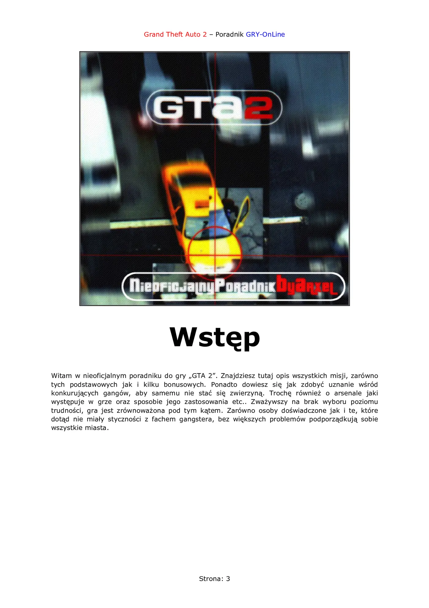 Fragment „GTA 2 - poradnik do gry” — strona 4 z 8