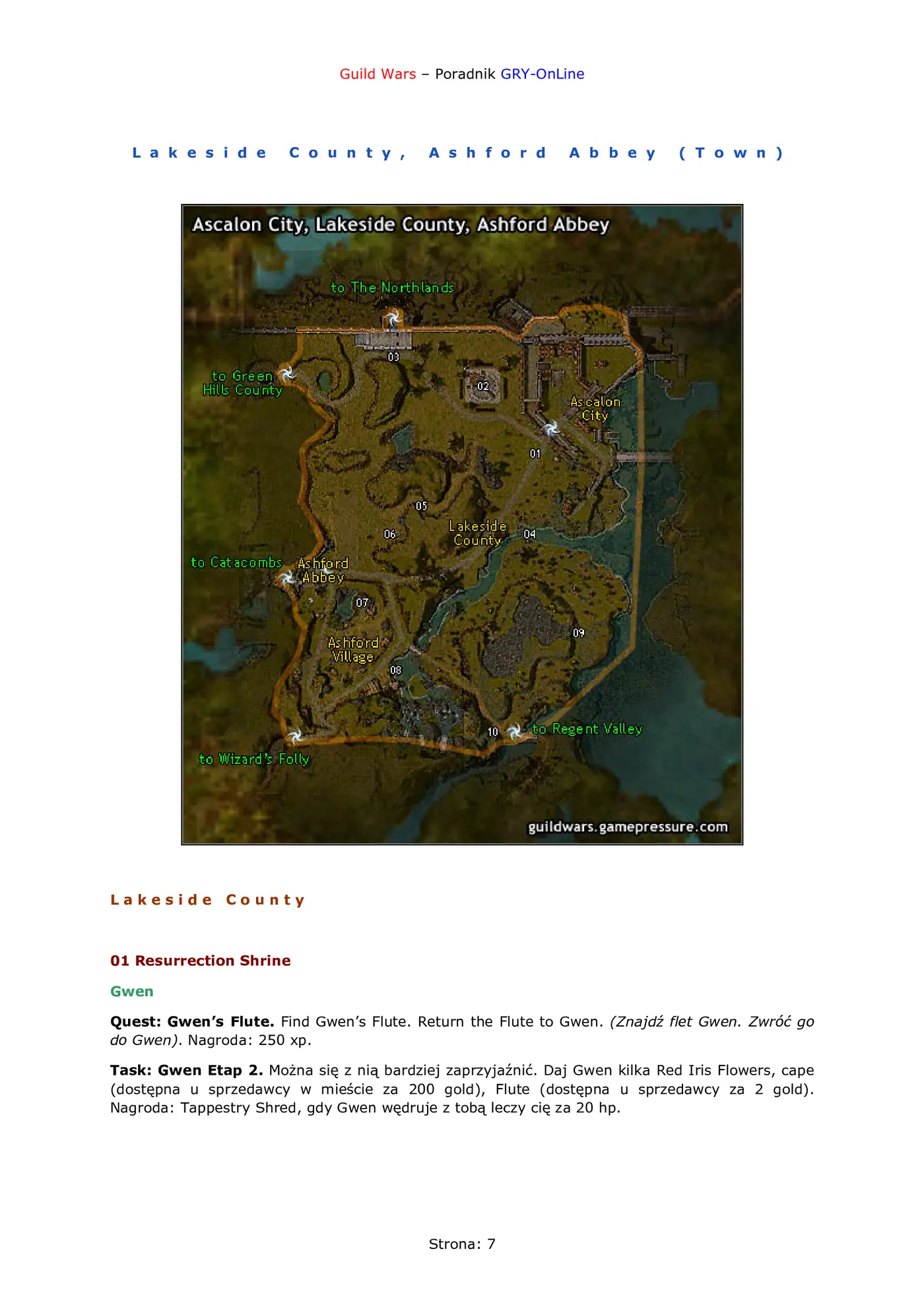 Fragment „Guild Wars: Prophecies - poradnik do gry” — strona 8 z 8