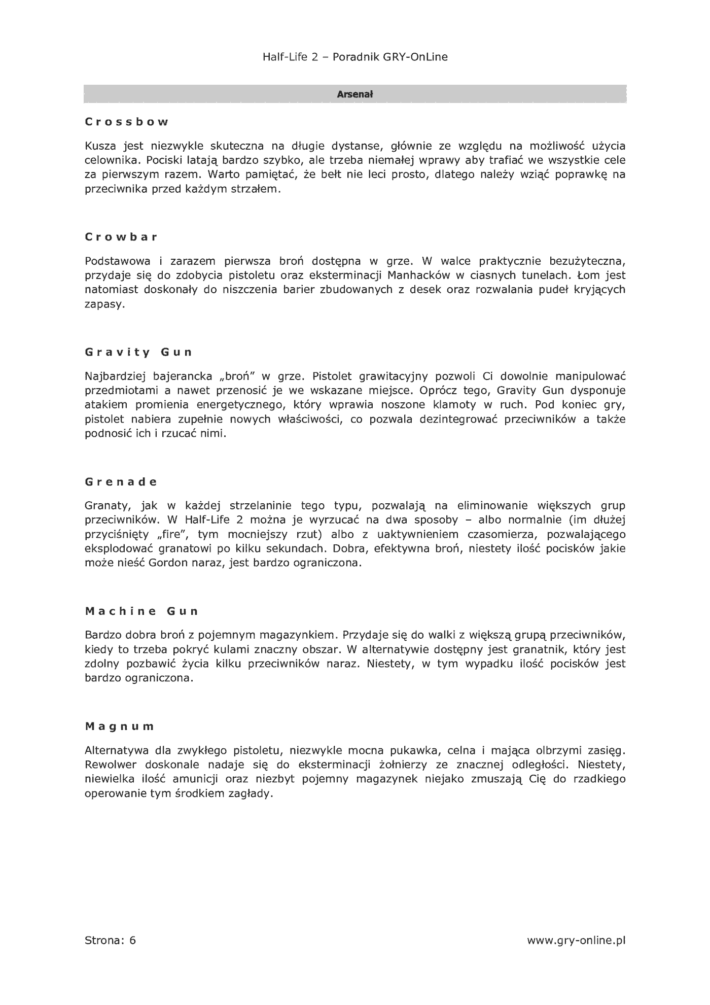 Fragment „Half-Life 2 - poradnik do gry” — strona 7 z 8