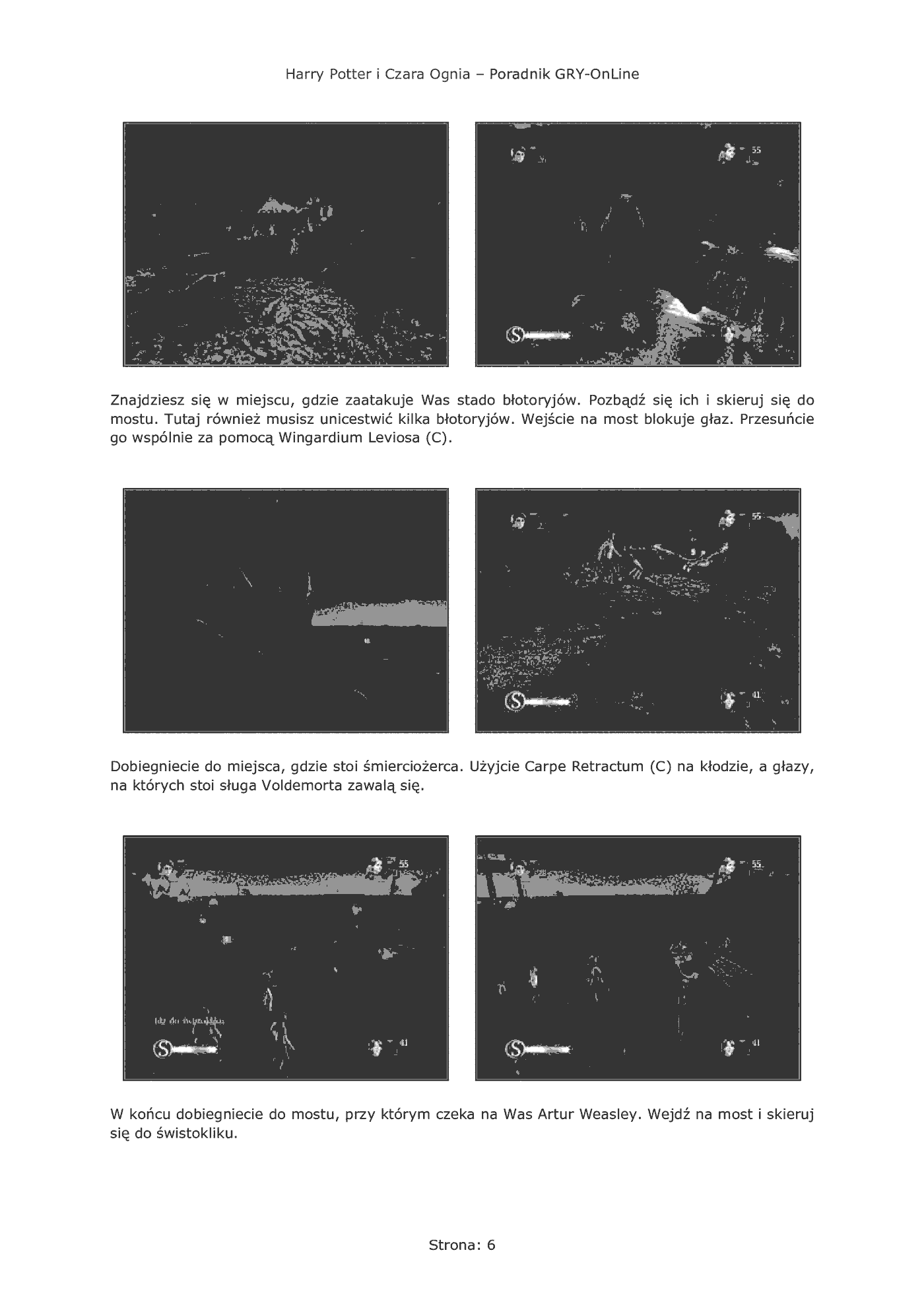 Fragment „Harry Potter i Czara Ognia - poradnik do gry” — strona 7 z 8