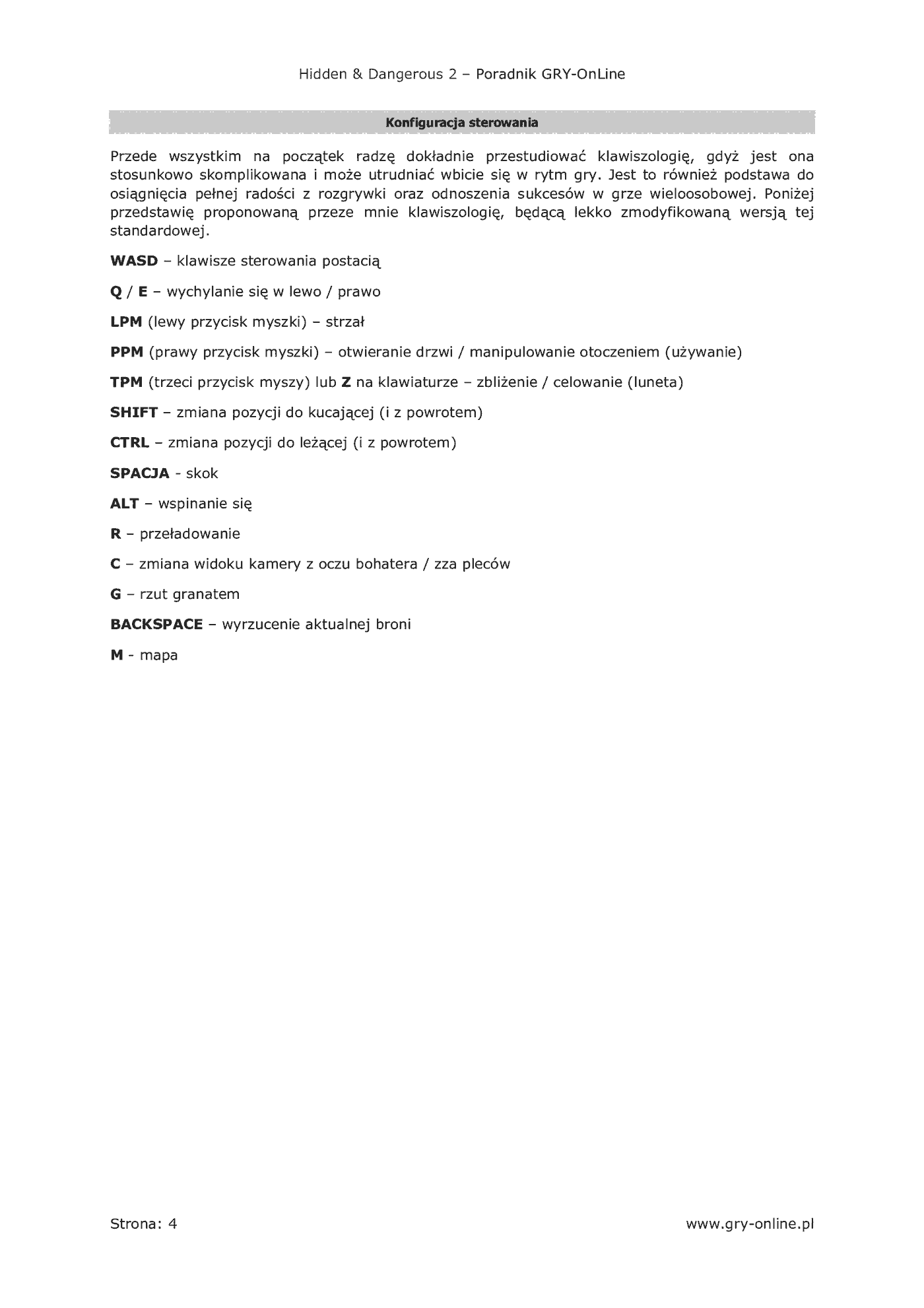 Fragment „Hidden and Dangerous 2 - poradnik do gry” — strona 5 z 8