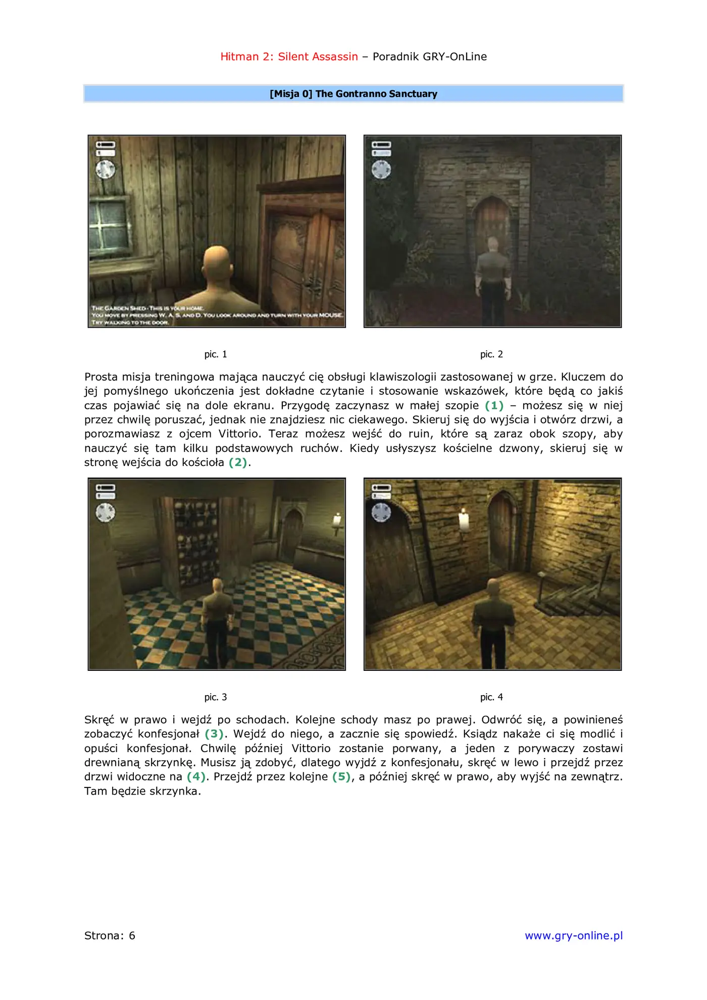 Fragment „Hitman 2: Silent Assassin - poradnik do gry” — strona 7 z 8