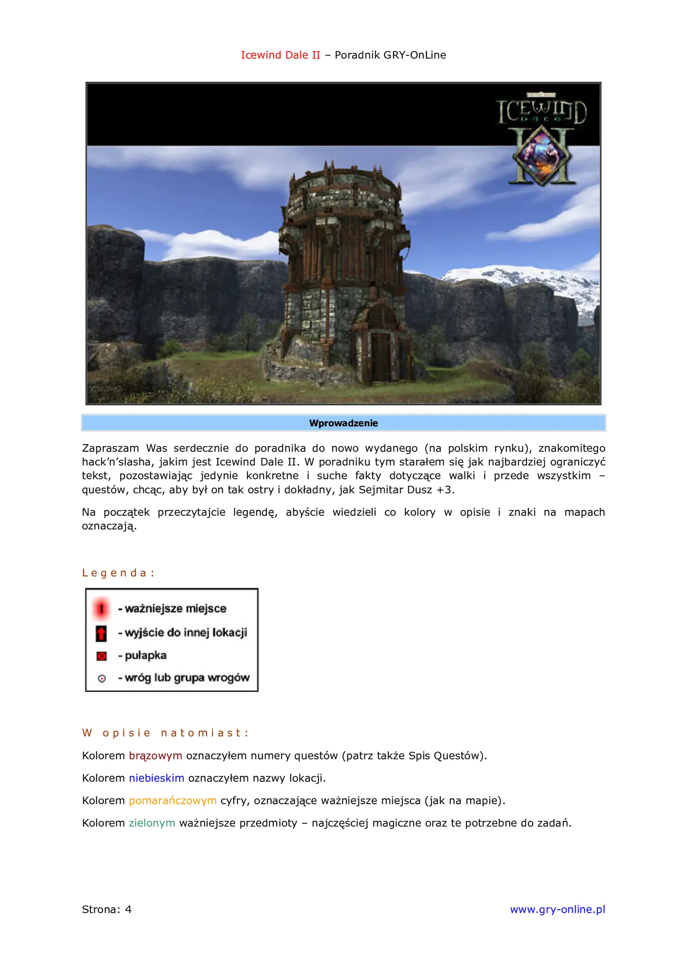 Fragment „Icewind Dale II - poradnik do gry” — strona 5 z 8