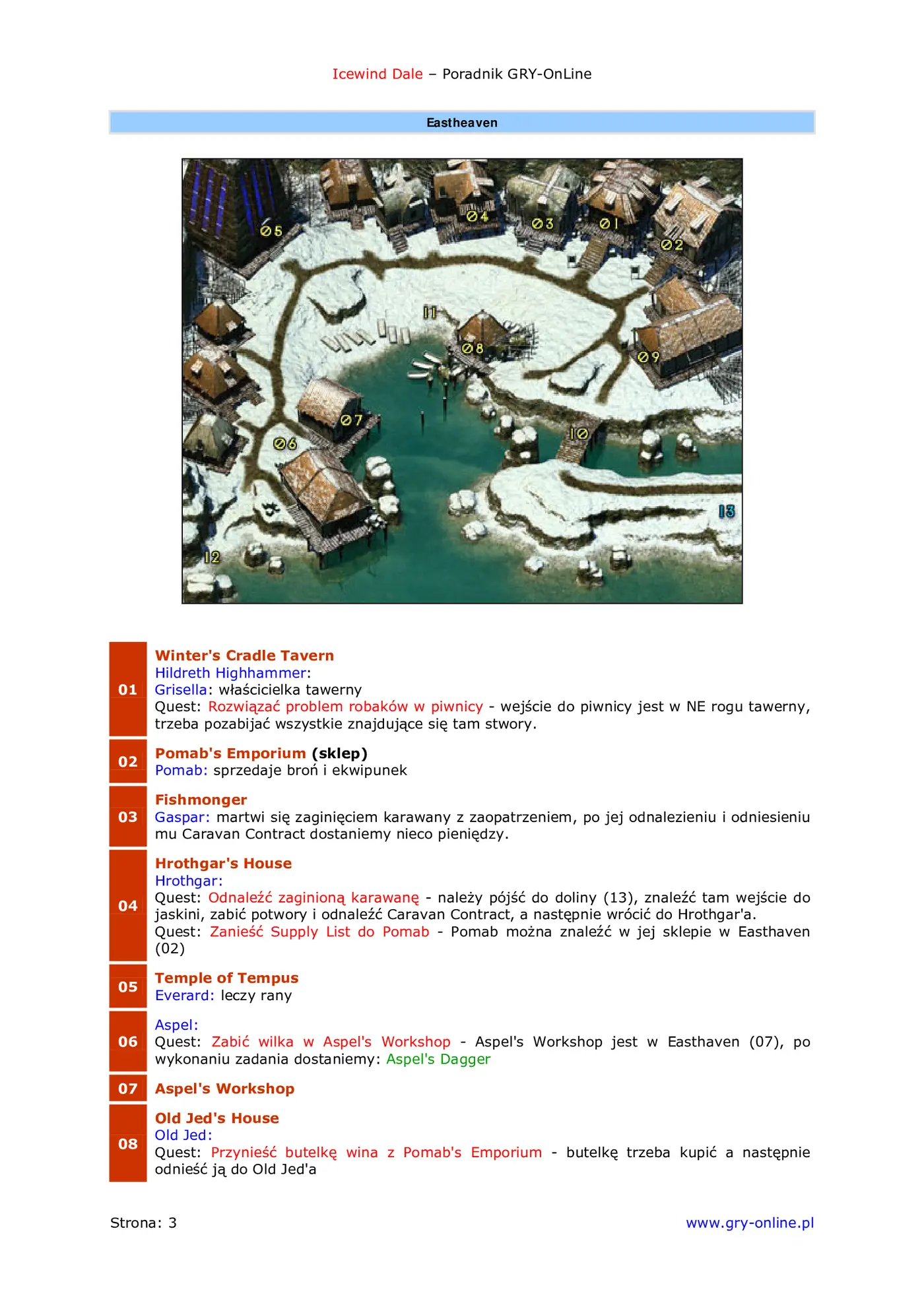 Fragment „Icewind Dale - poradnik do gry” — strona 4 z 8