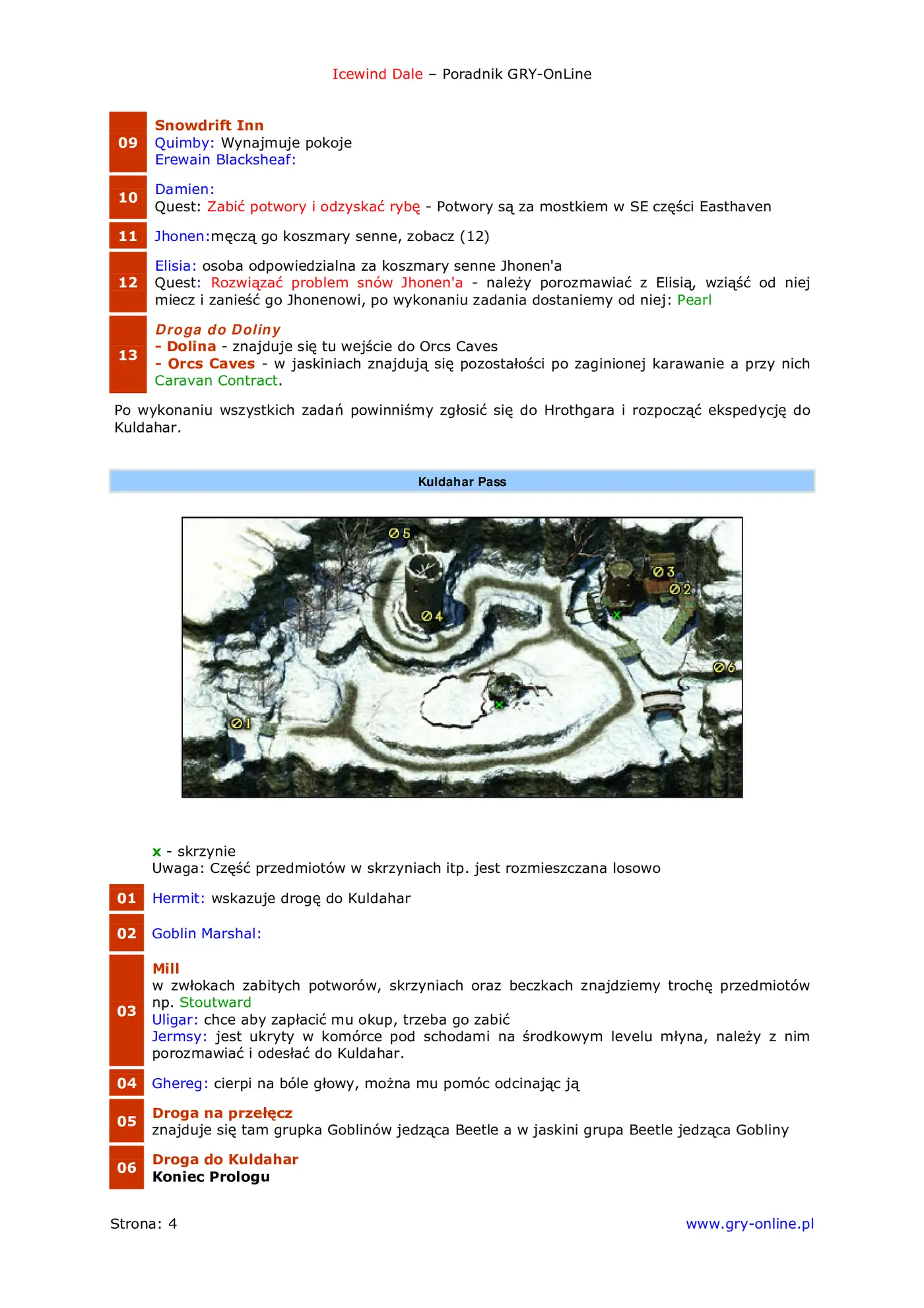 Fragment „Icewind Dale - poradnik do gry” — strona 5 z 8