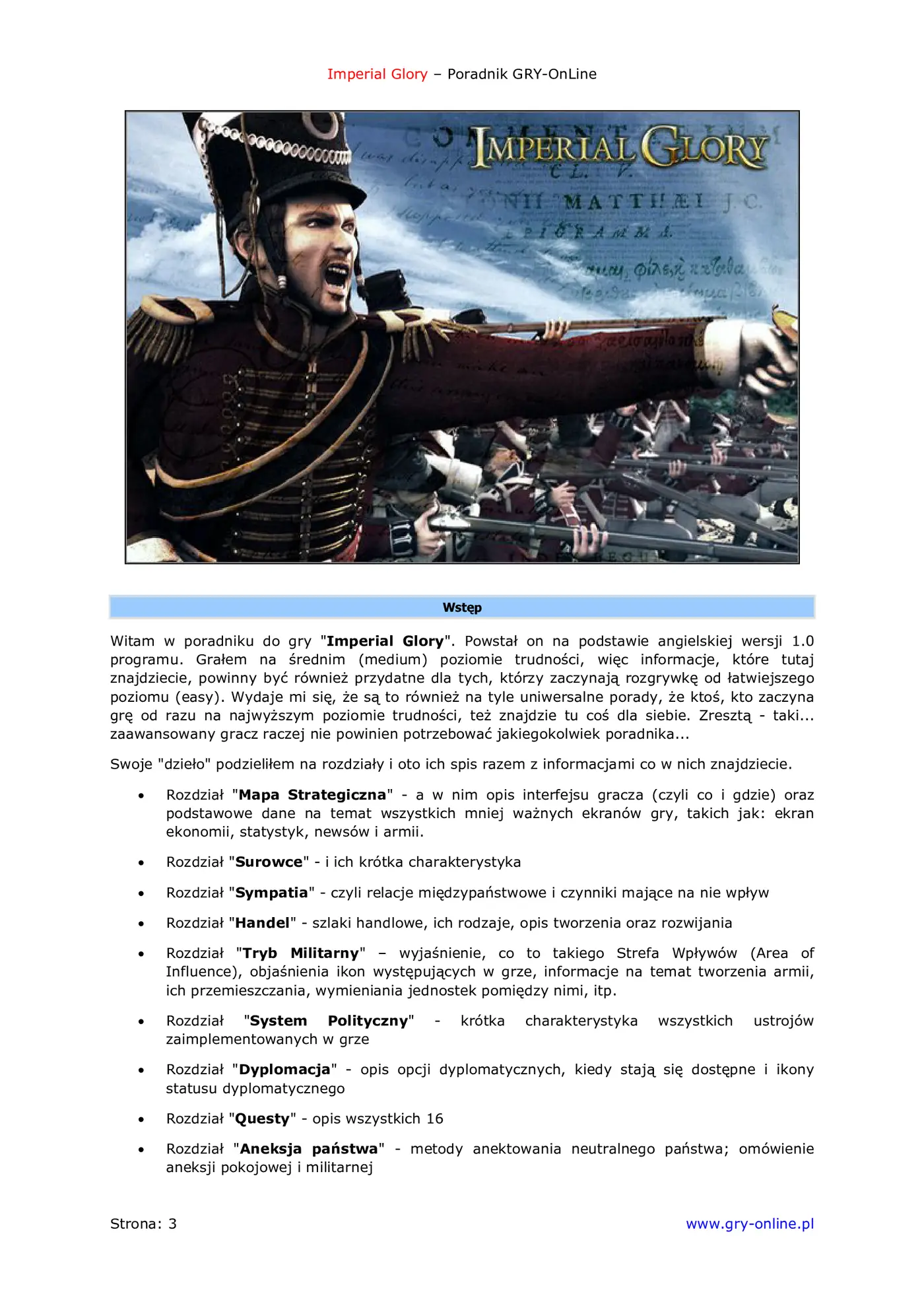 Fragment „Imperial Glory - poradnik do gry” — strona 4 z 8