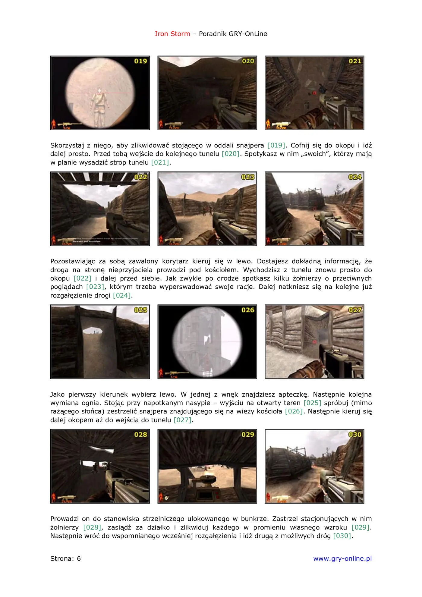 Fragment „Iron Storm - poradnik do gry” — strona 7 z 8