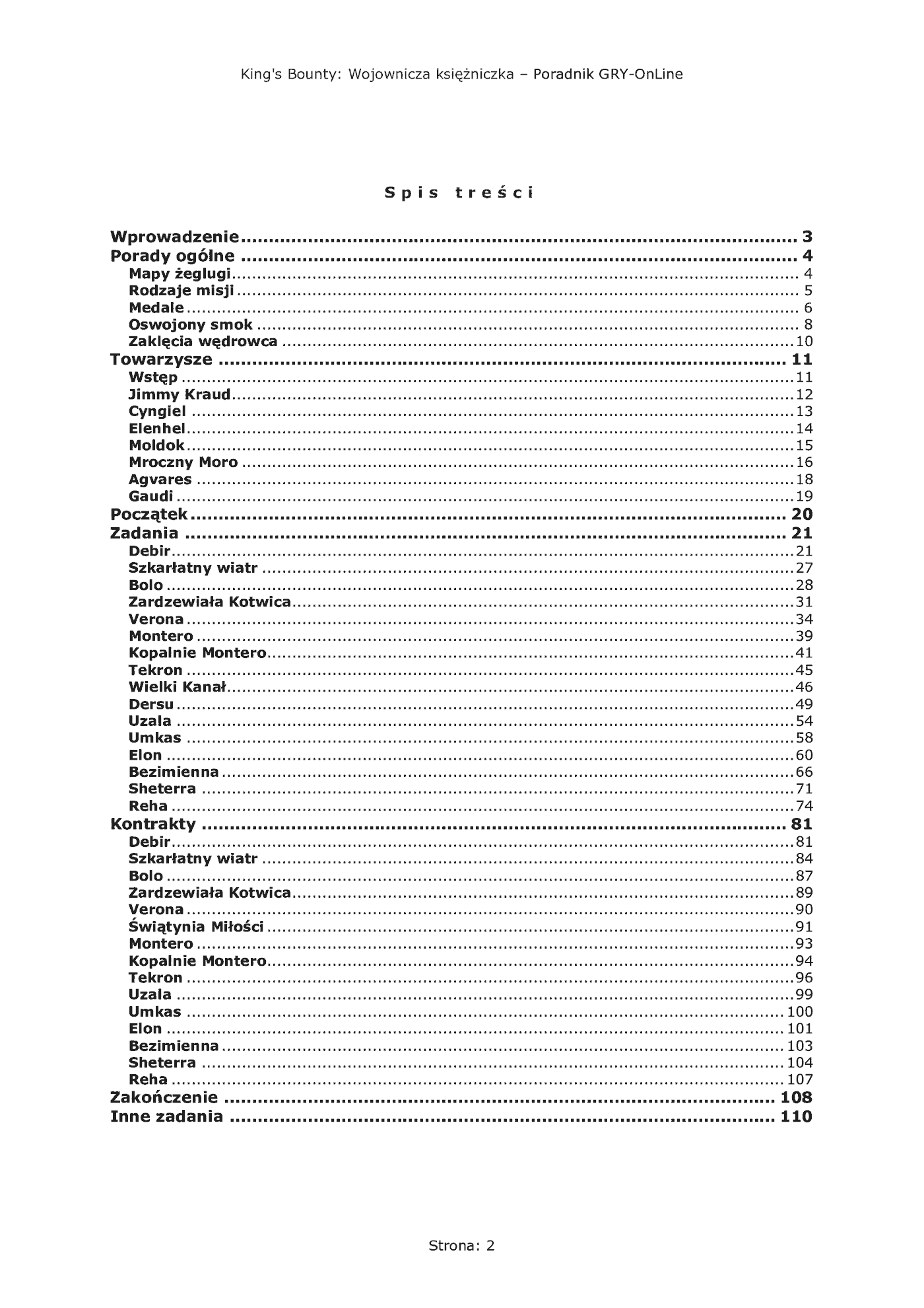 Fragment „King's Bounty: Wojownicza księżniczka - poradnik do gry” — strona 3 z 8