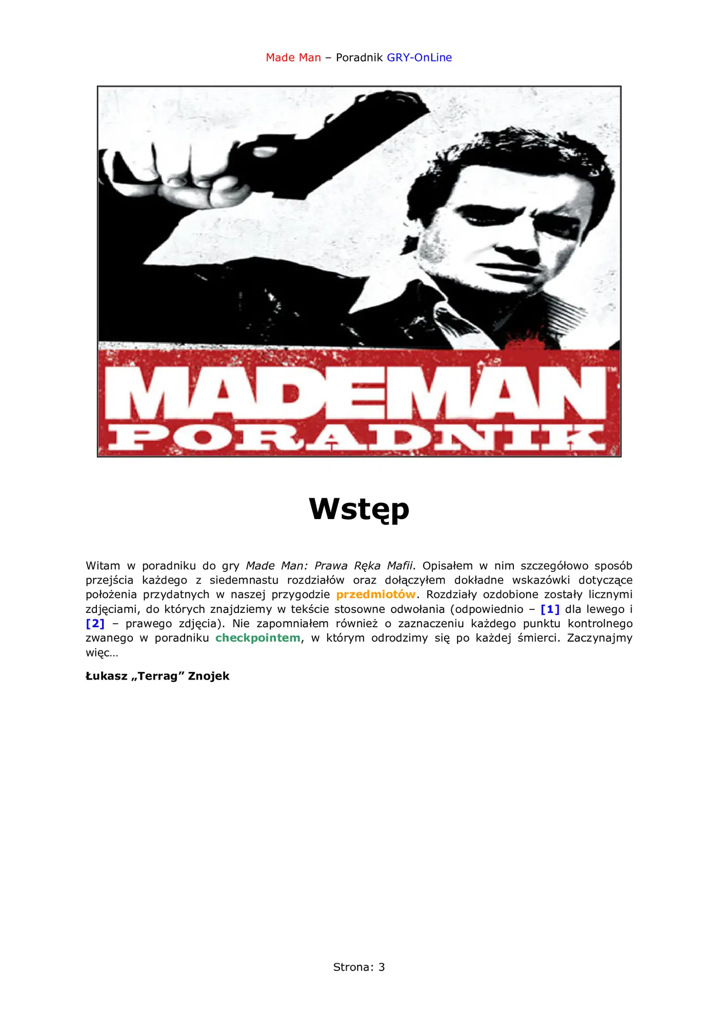 Fragment „Made Man: Prawa Ręka Mafii - poradnik do gry” — strona 4 z 8