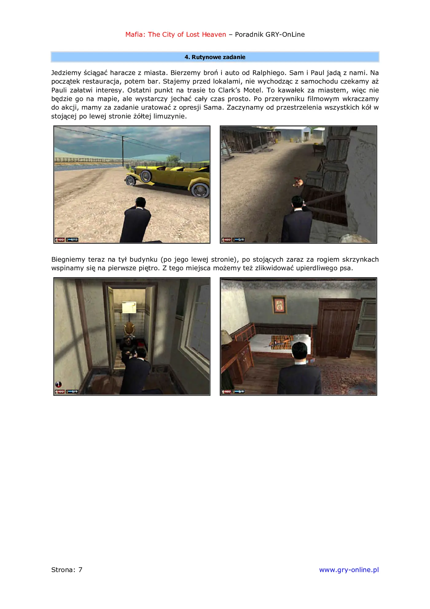 Fragment „Mafia: The City of Lost Heaven - poradnik do gry” — strona 8 z 8