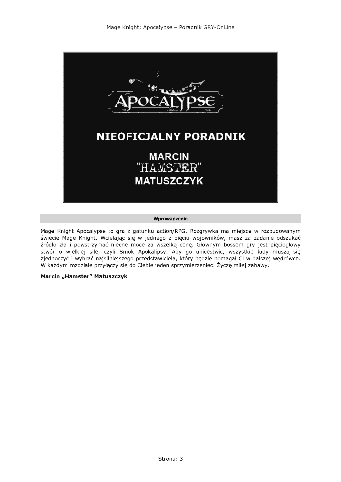 Fragment „Mage Knight Apocalypse - poradnik do gry” — strona 4 z 8