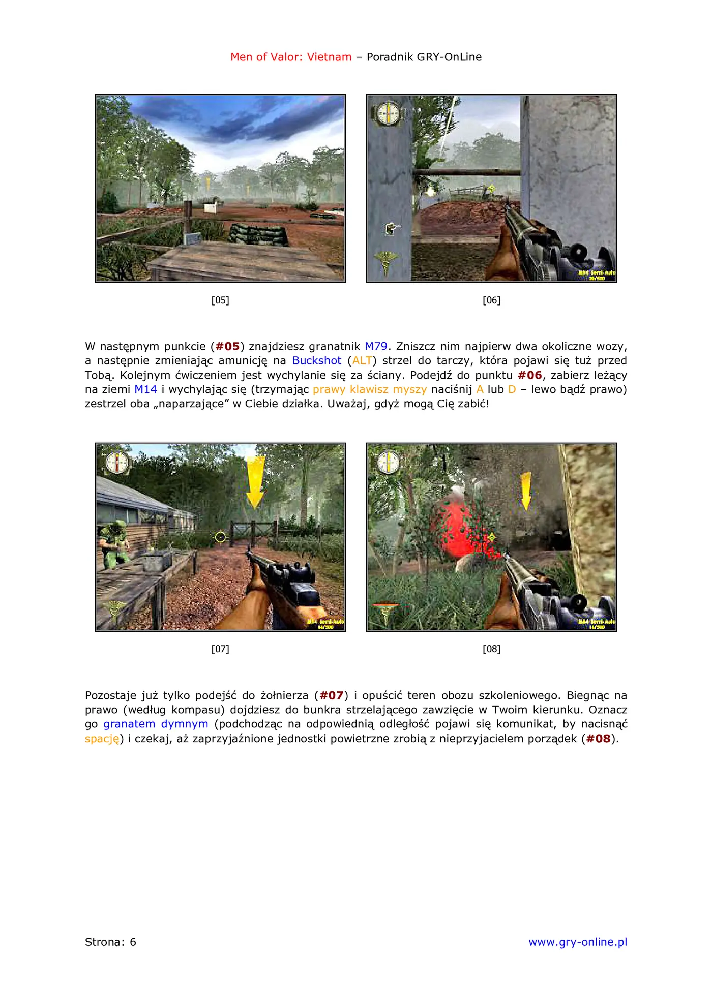 Fragment „Men of Valor: Vietnam - poradnik do gry” — strona 7 z 8