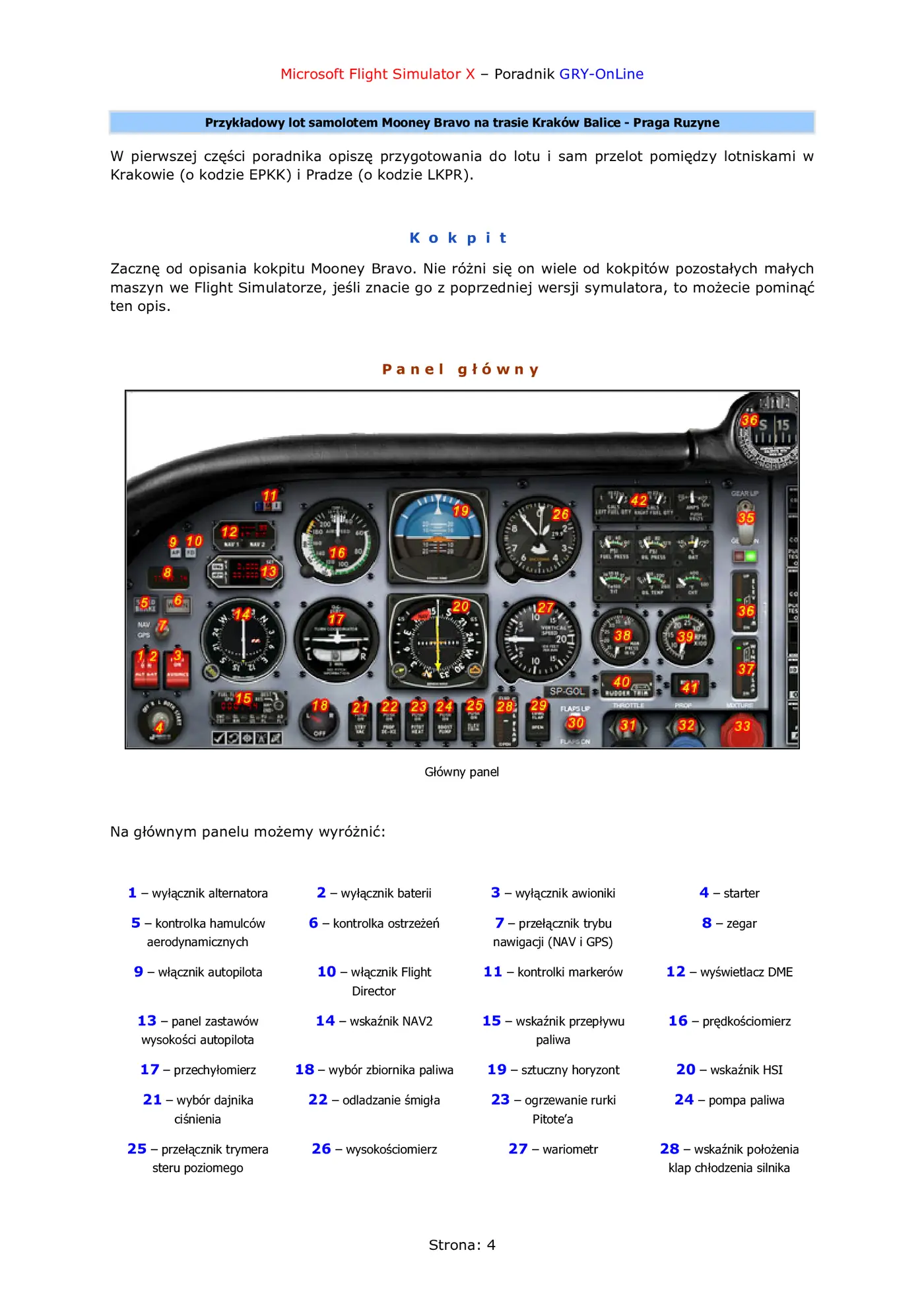Fragment „Microsoft Flight Simulator X - poradnik do gry” — strona 5 z 8