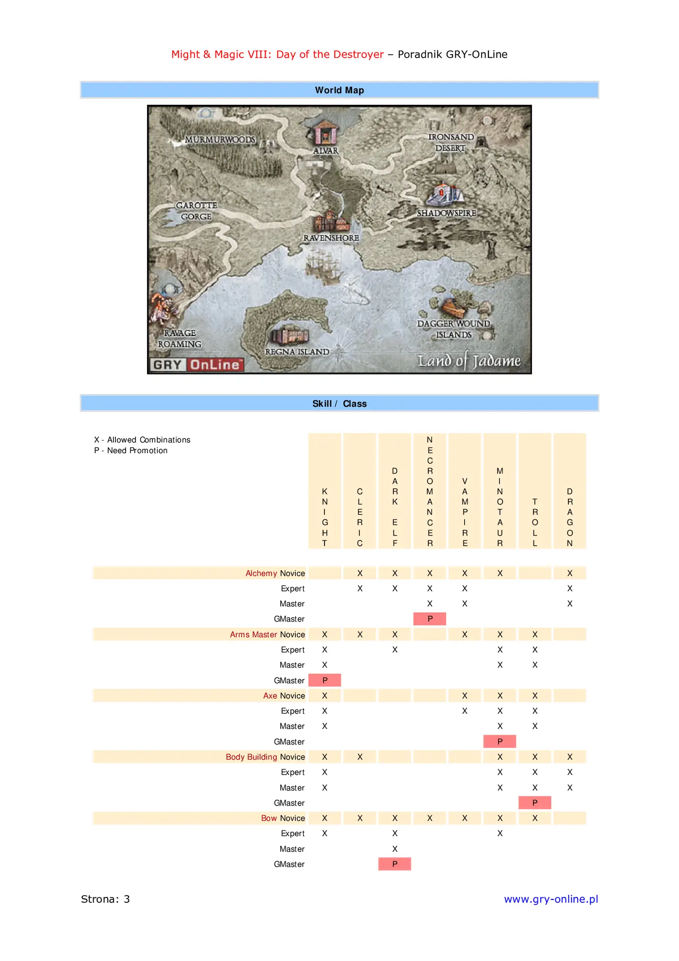 Fragment „Might Magic VIII: Day of the Destroyer - poradnik do gry” — strona 4 z 8