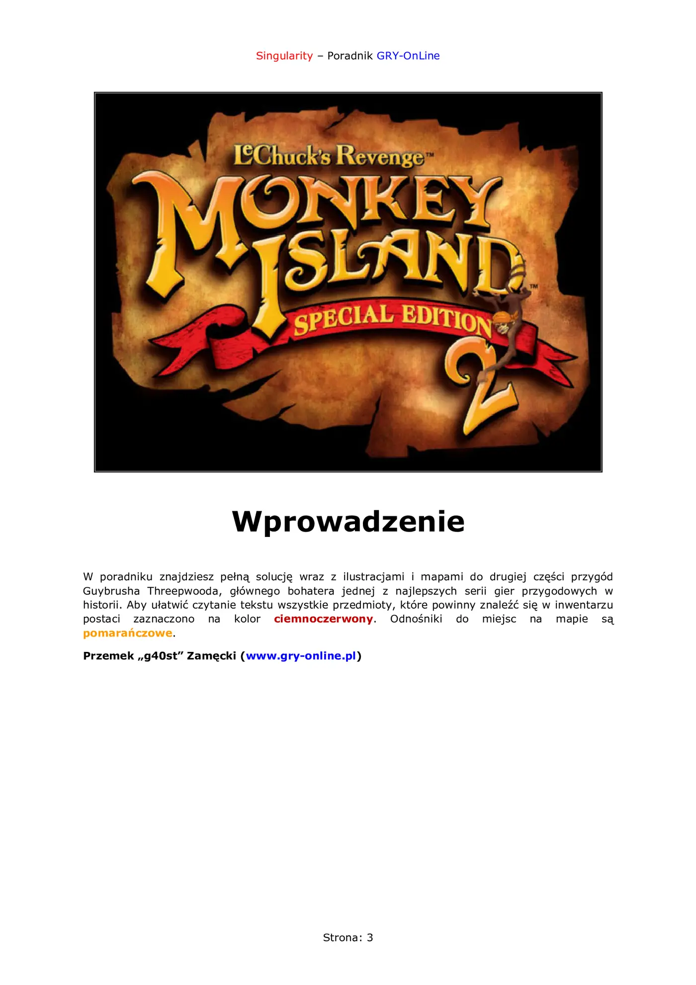 Fragment „Monkey Island 2: LeChuck's Revenge - poradnik do gry” — strona 4 z 8