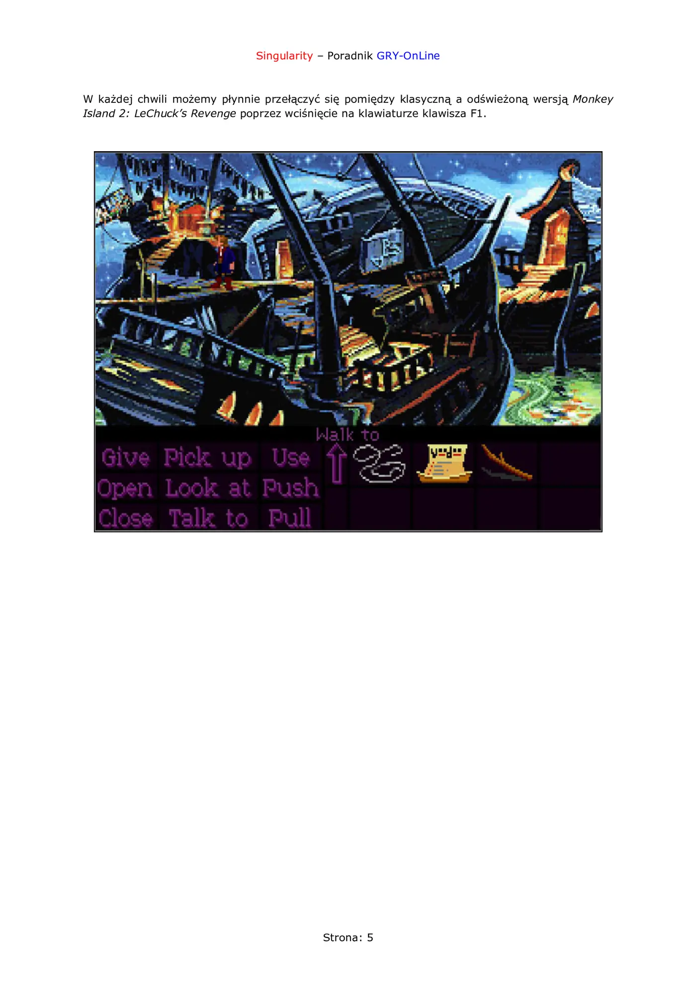Fragment „Monkey Island 2: LeChuck's Revenge - poradnik do gry” — strona 6 z 8