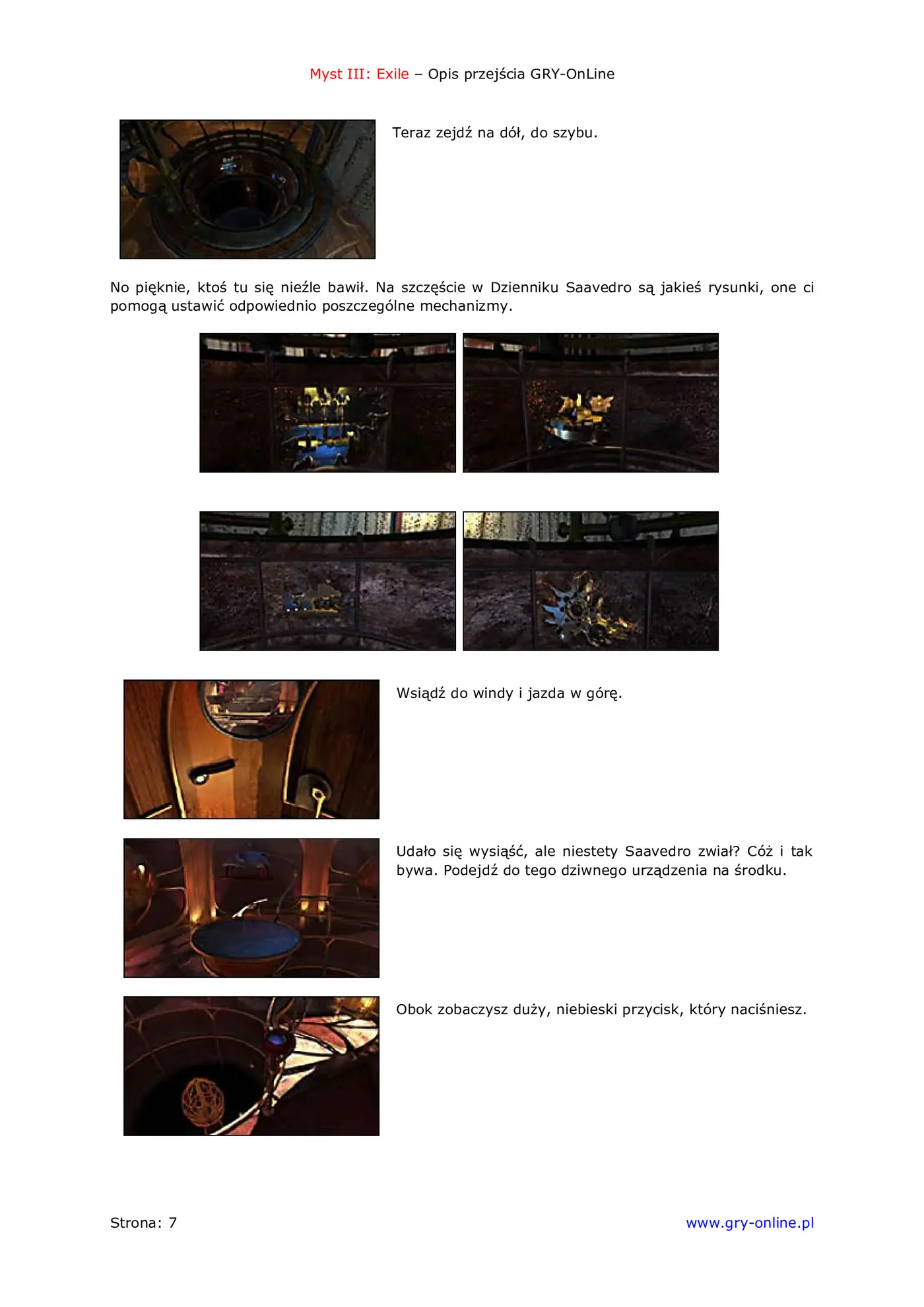 Fragment „Myst III: Exile - poradnik do gry” — strona 8 z 8
