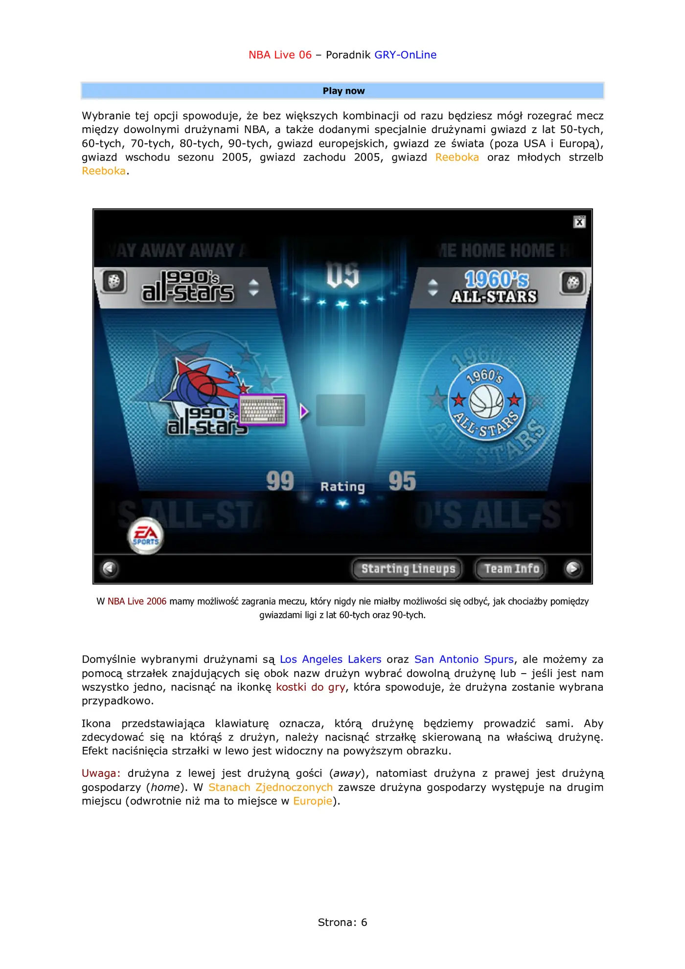 Fragment „NBA Live 06 - poradnik do gry” — strona 7 z 8