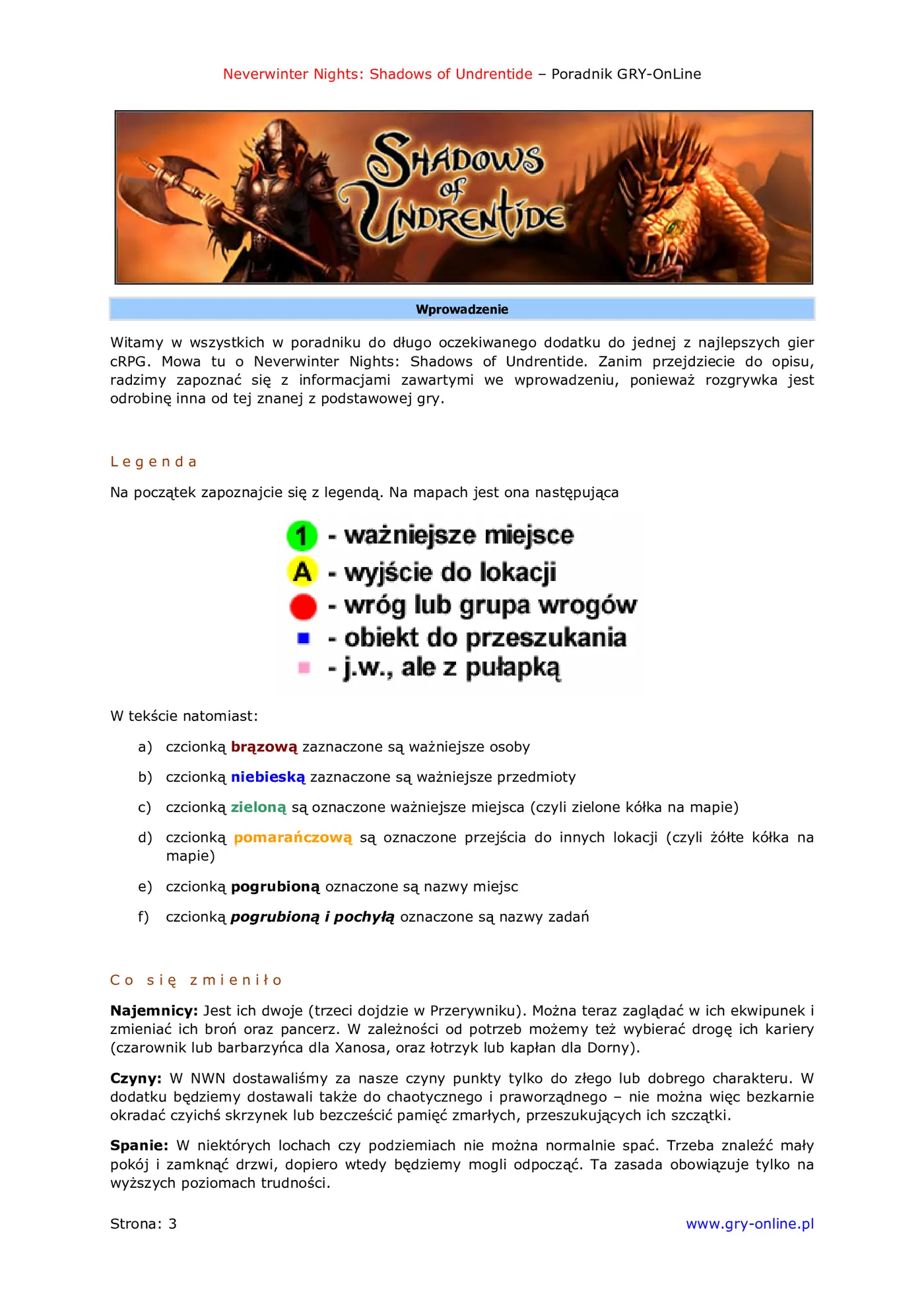 Fragment „Neverwinter Nights: Shadows of Undrentide - poradnik do gry” — strona 4 z 8