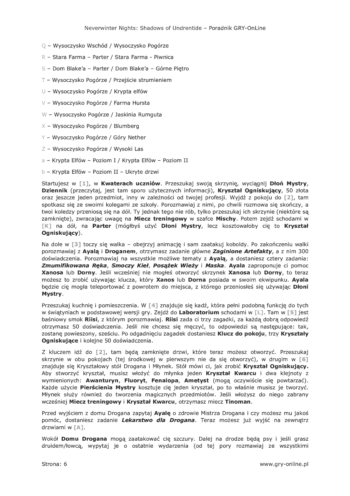 Fragment „Neverwinter Nights: Shadows of Undrentide - poradnik do gry” — strona 7 z 8