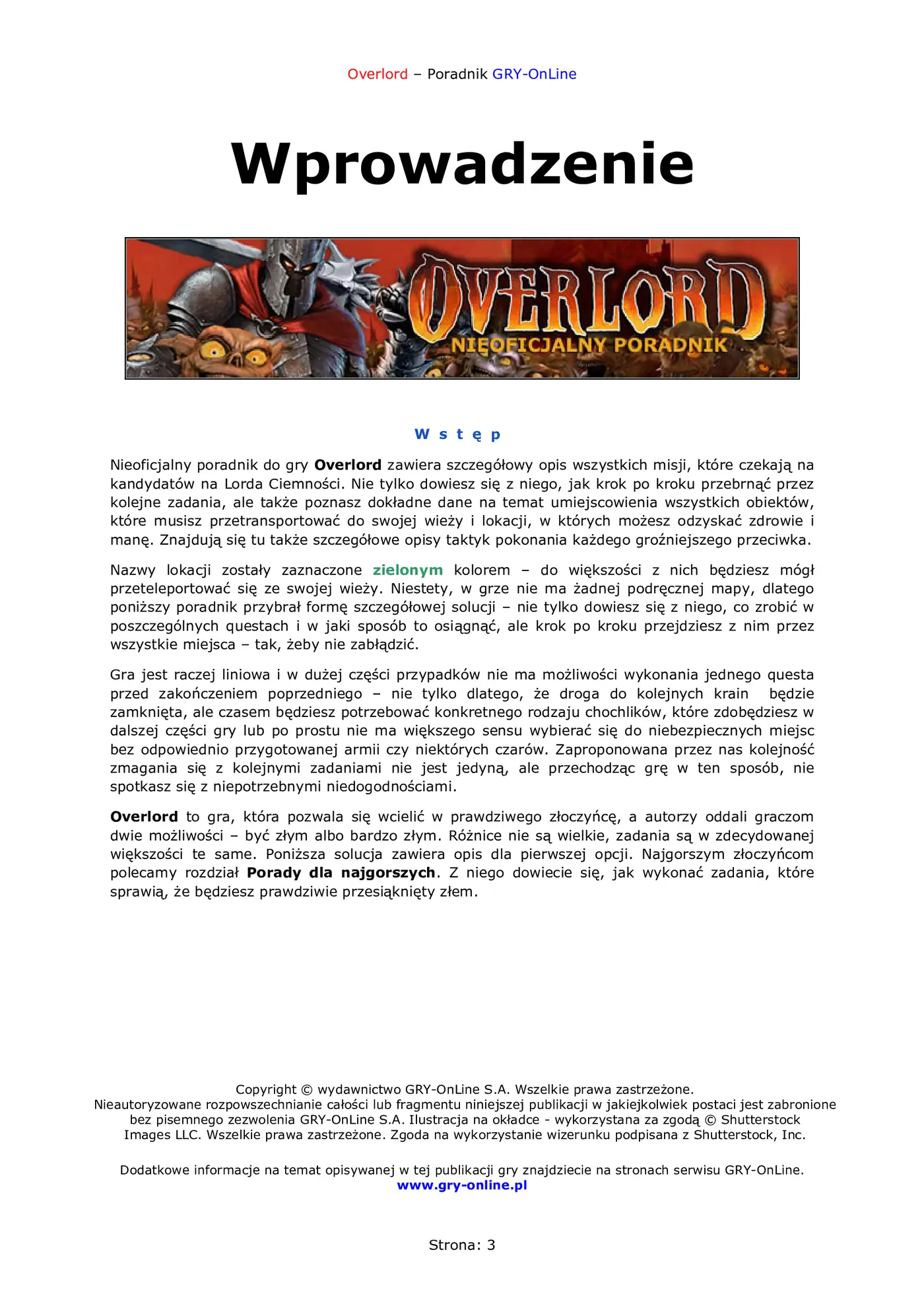 Fragment „Overlord - poradnik do gry” — strona 4 z 8